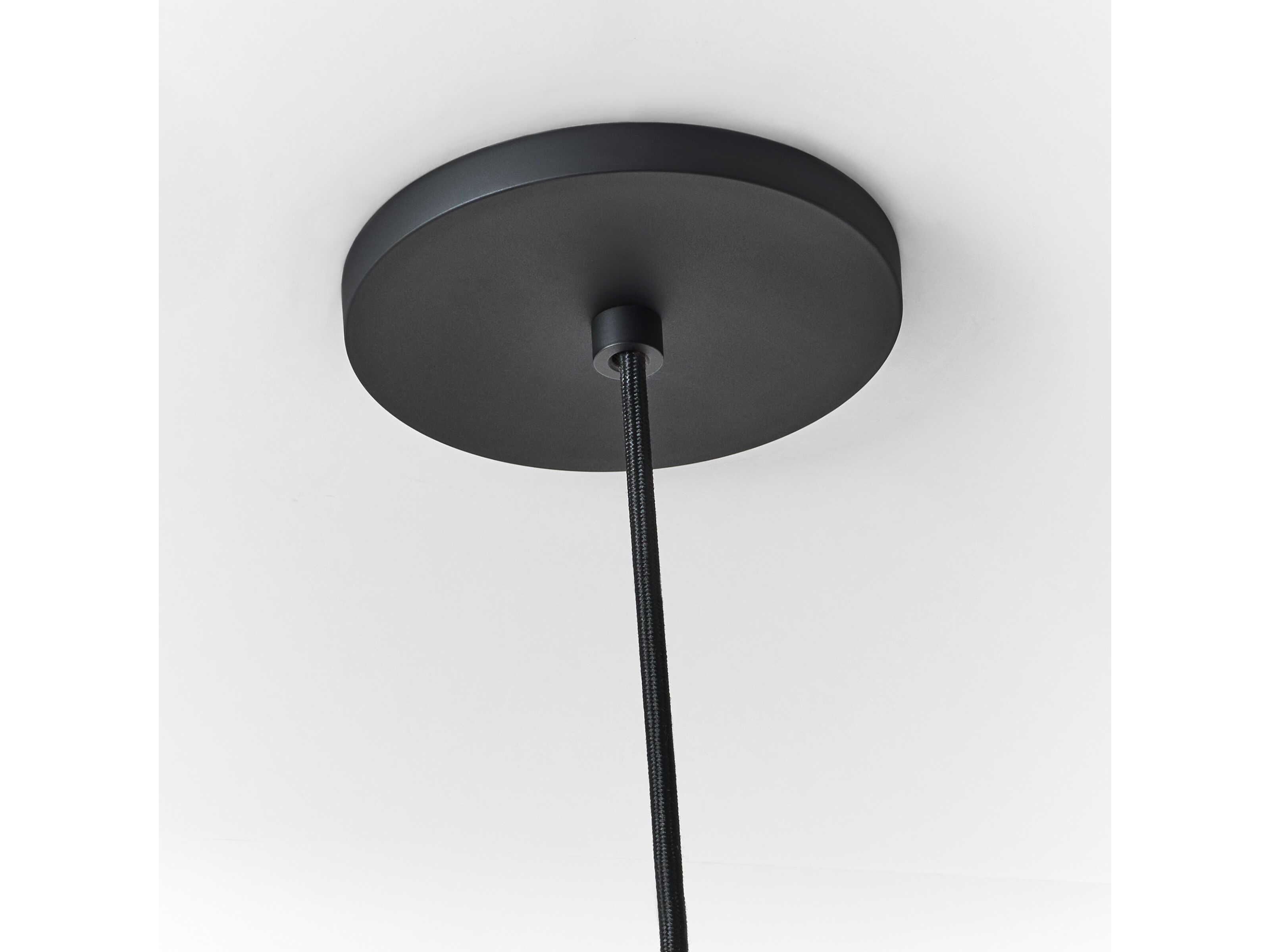 Visual Comfort Modern Audra 1-Light Nightshade Black Mini Pendant