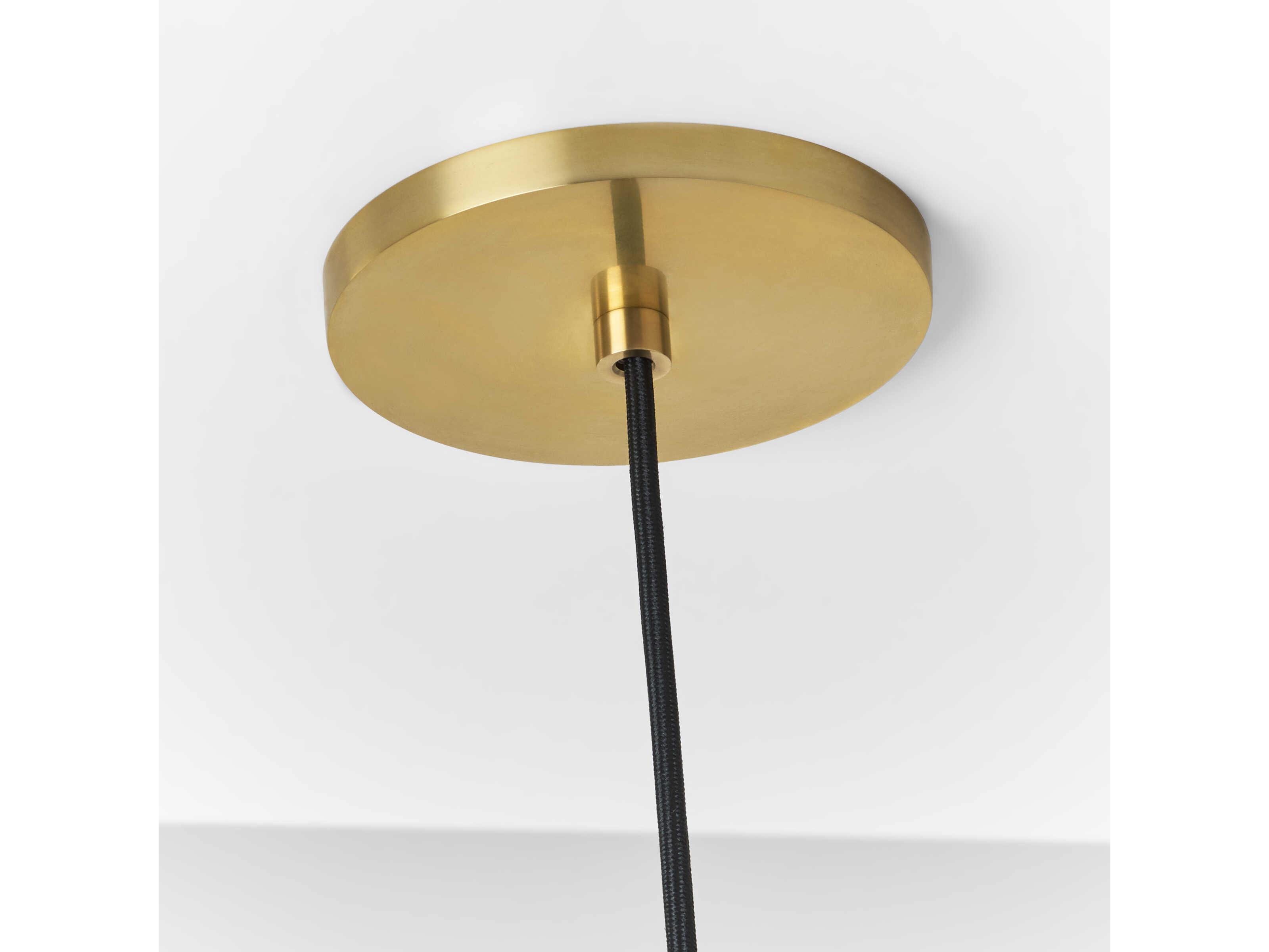 Visual Comfort Modern Audra 1-Light Brass Mini Pendant