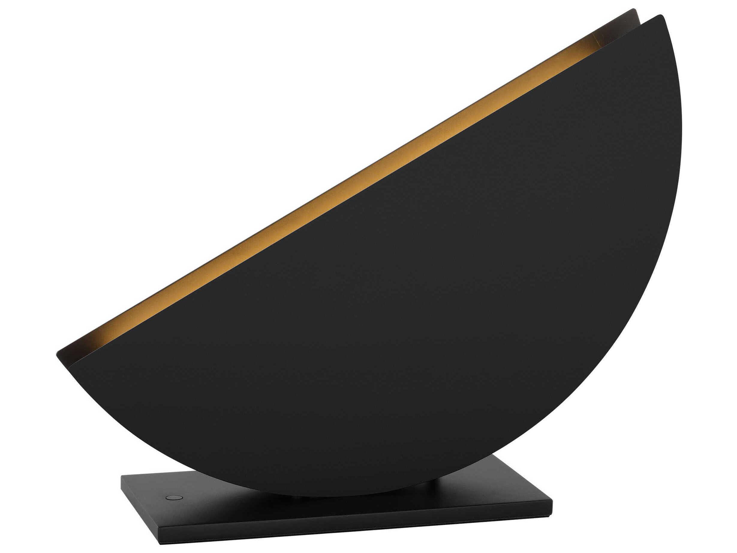 Visual Comfort Modern Bau Nightshade Black Table Lamp