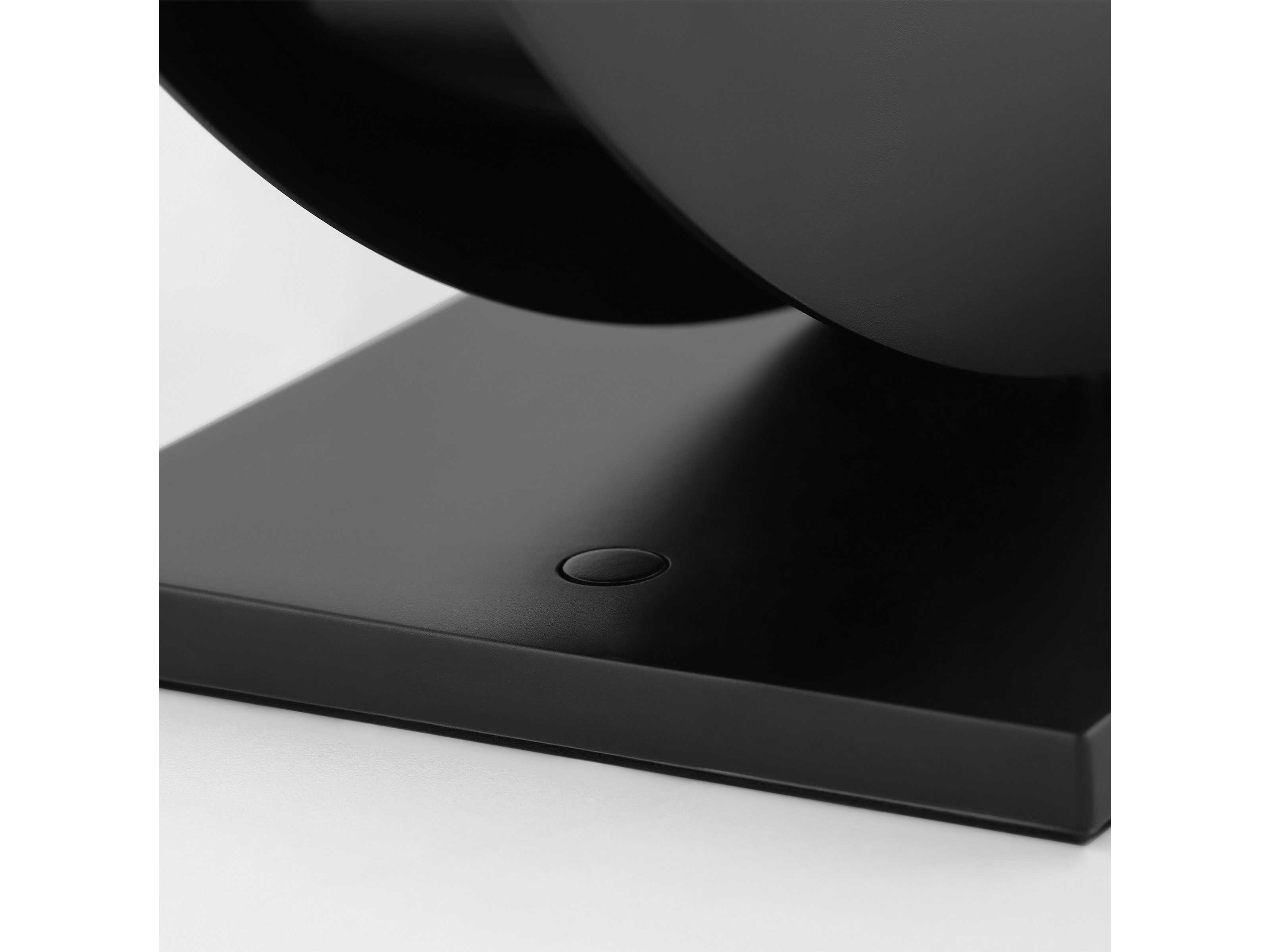 Visual Comfort Modern Bau Nightshade Black Table Lamp