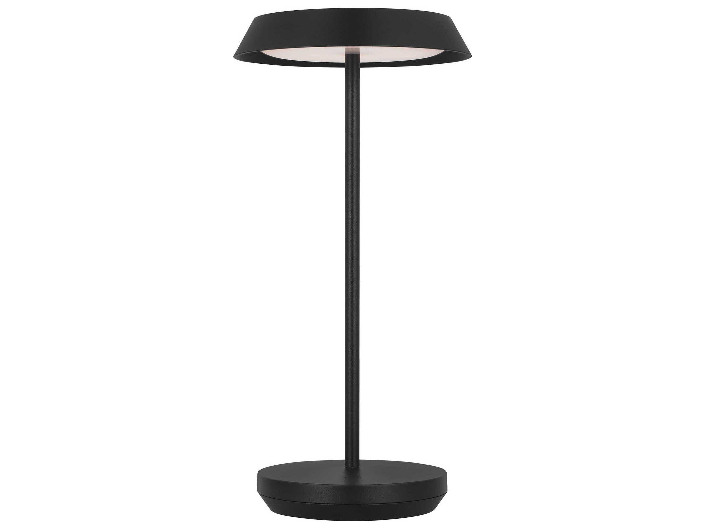Visual Comfort Modern Tepa Black Table Lamp