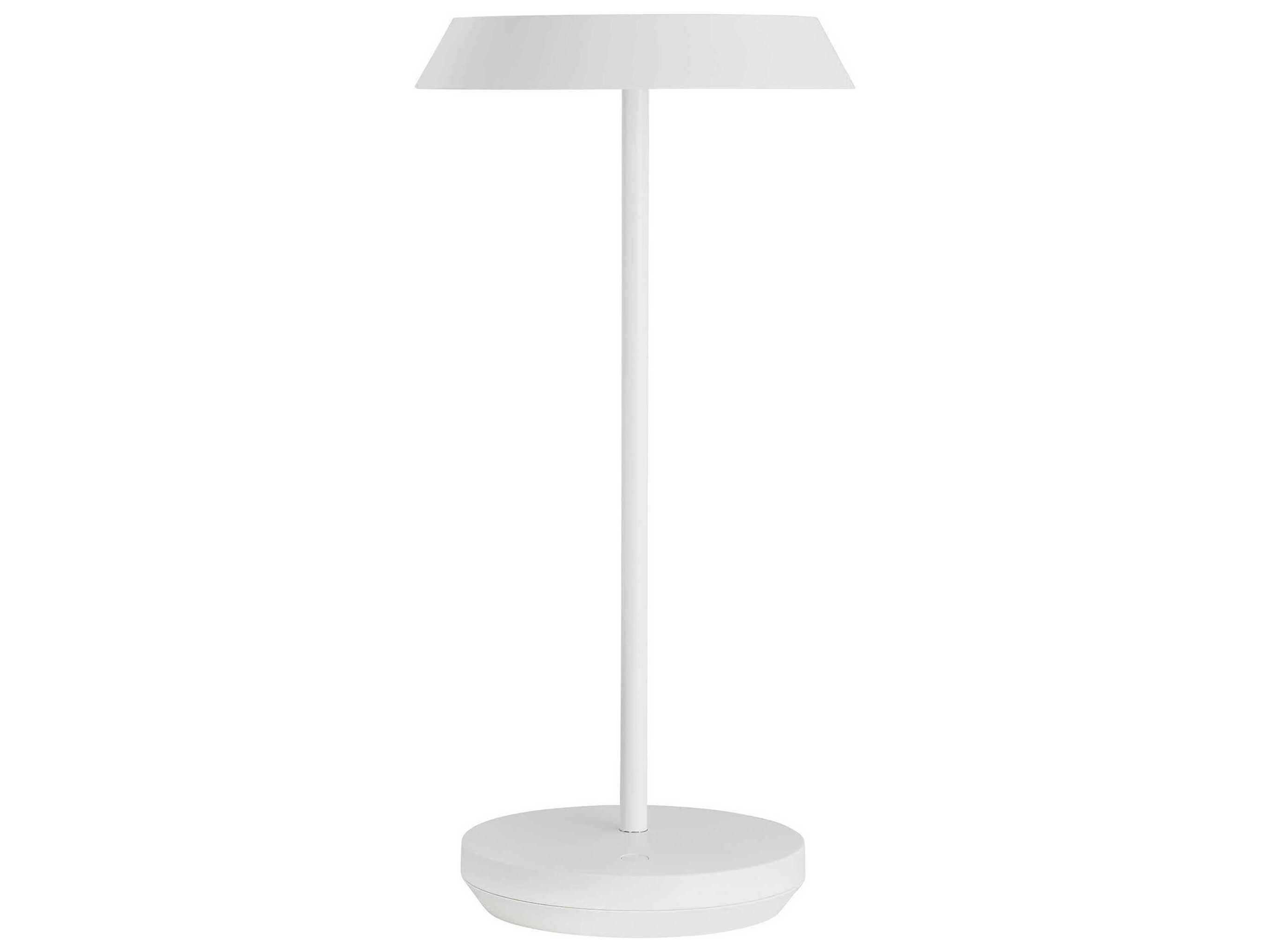 Visual Comfort Modern Tepa Matte White Table Lamp