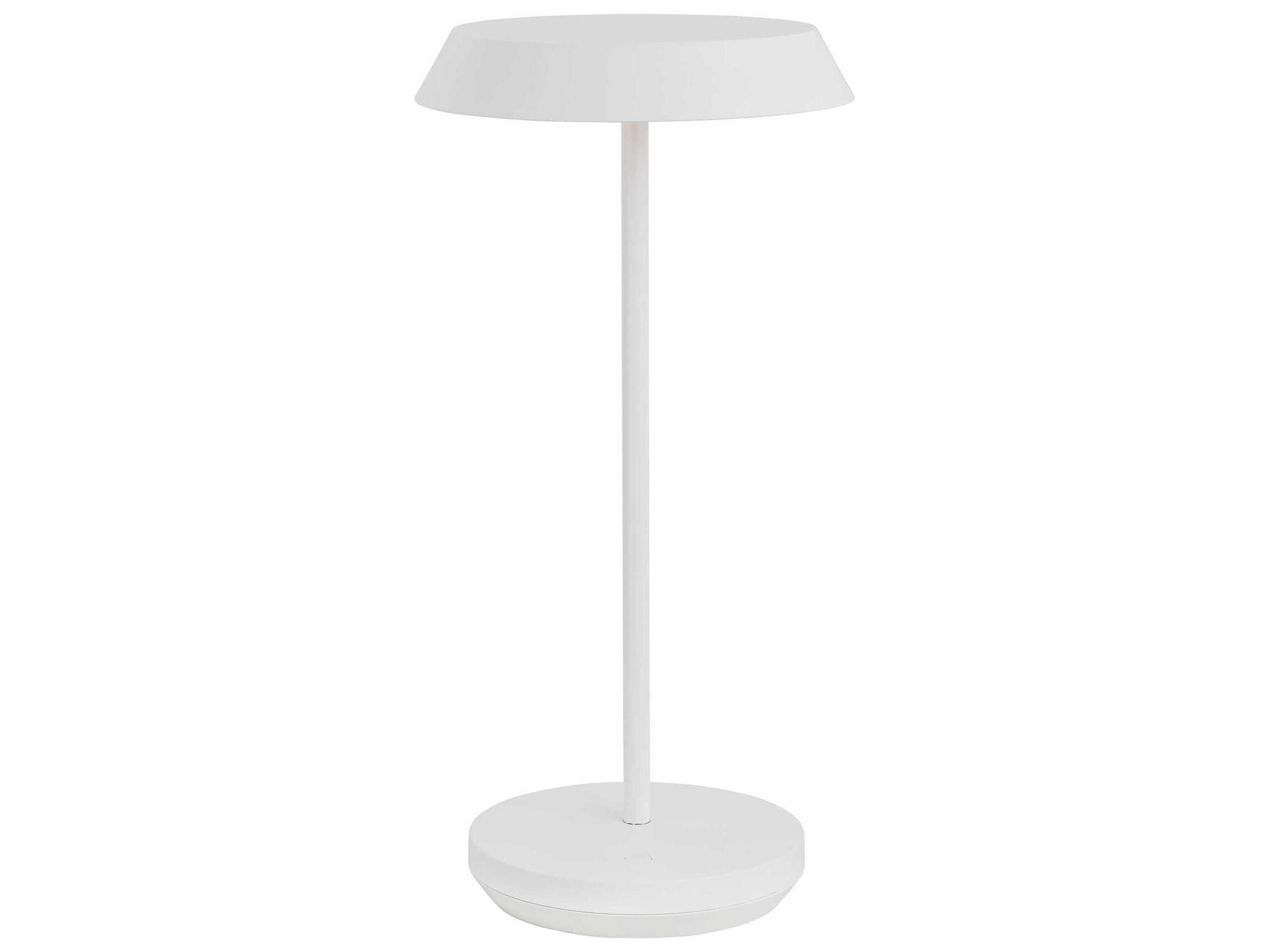 Visual Comfort Modern Tepa Matte White Table Lamp