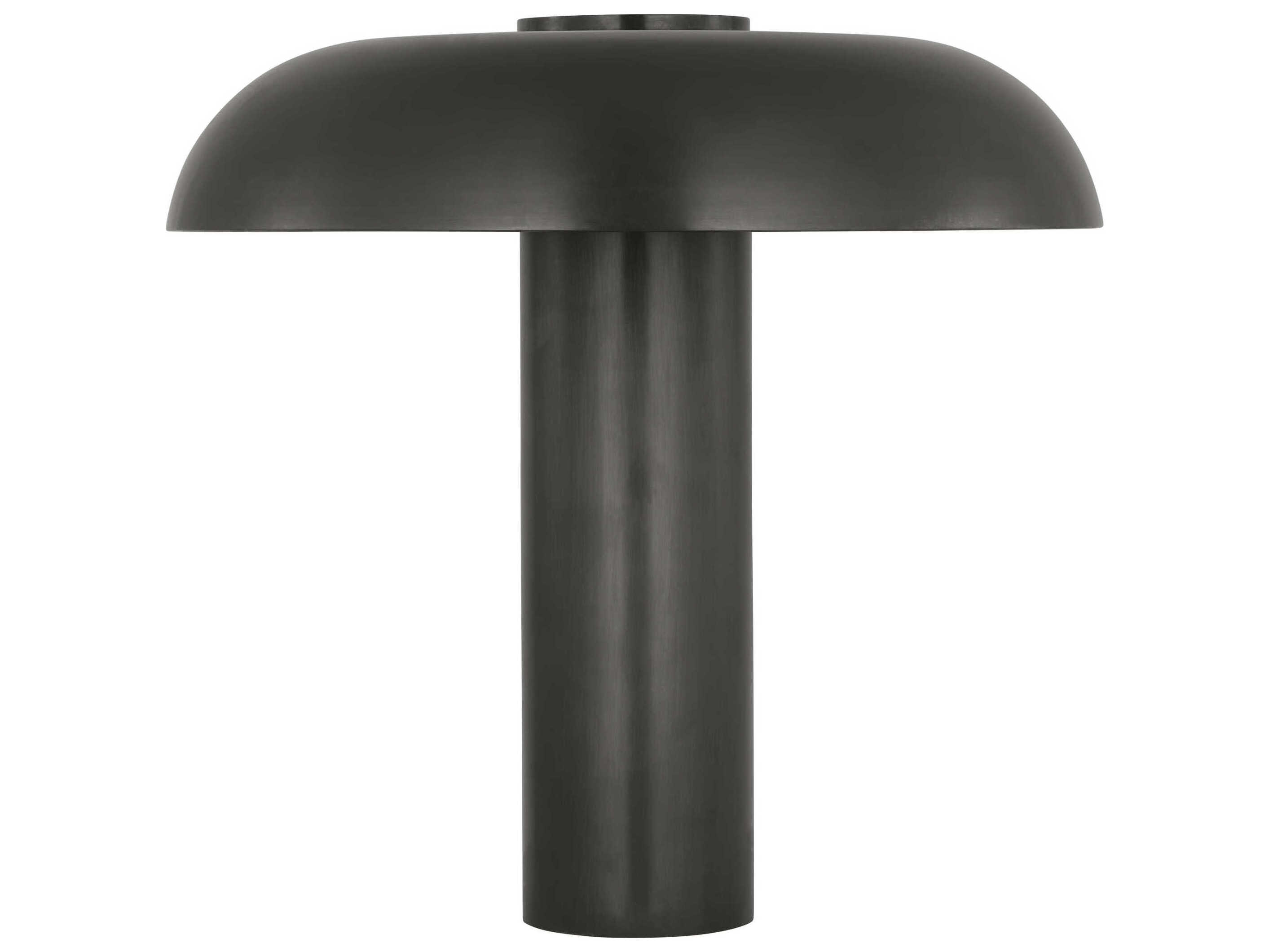 Visual Comfort Modern Louver Dark Bronze Table Lamp