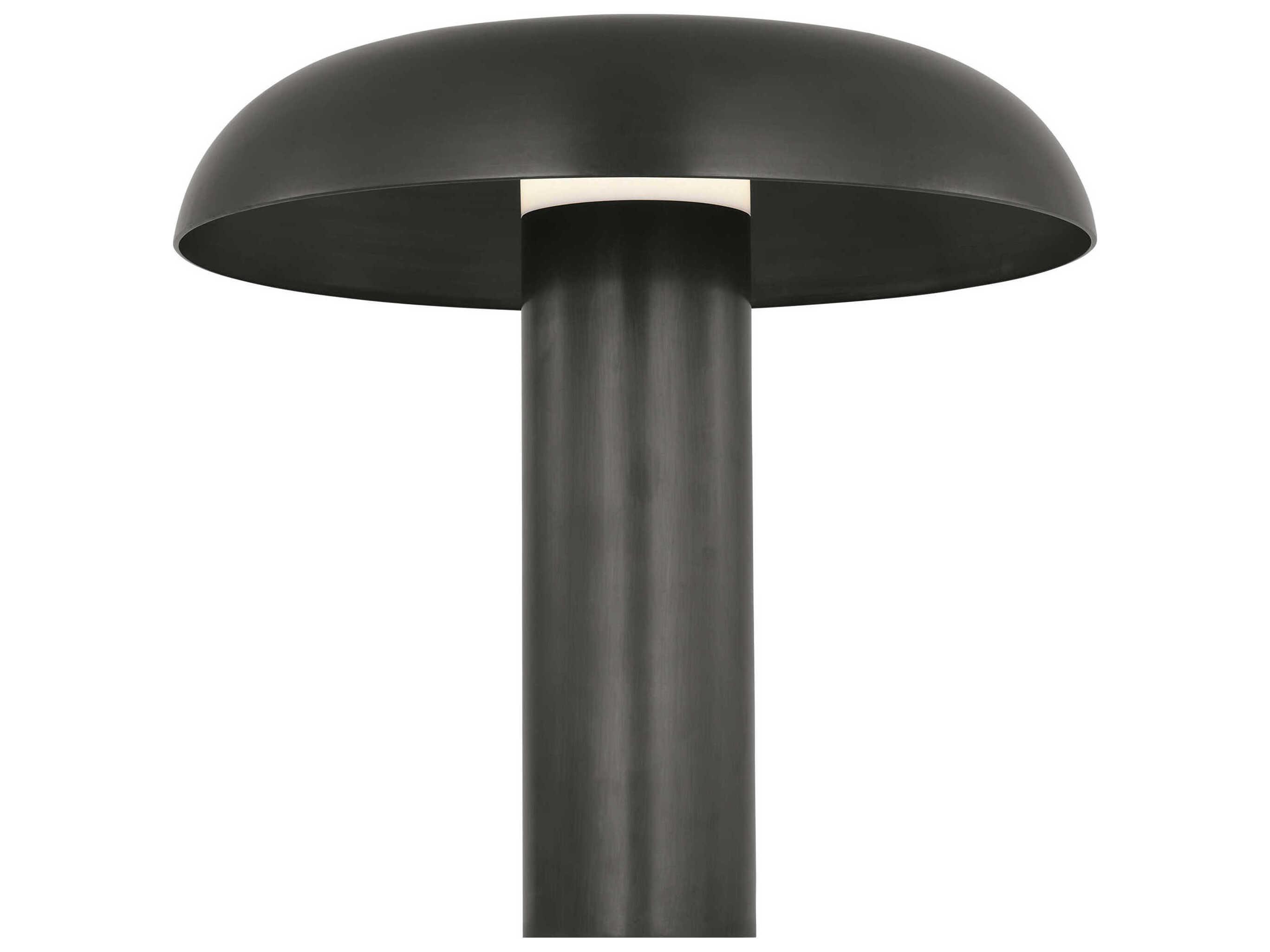 Visual Comfort Modern Louver Dark Bronze Table Lamp