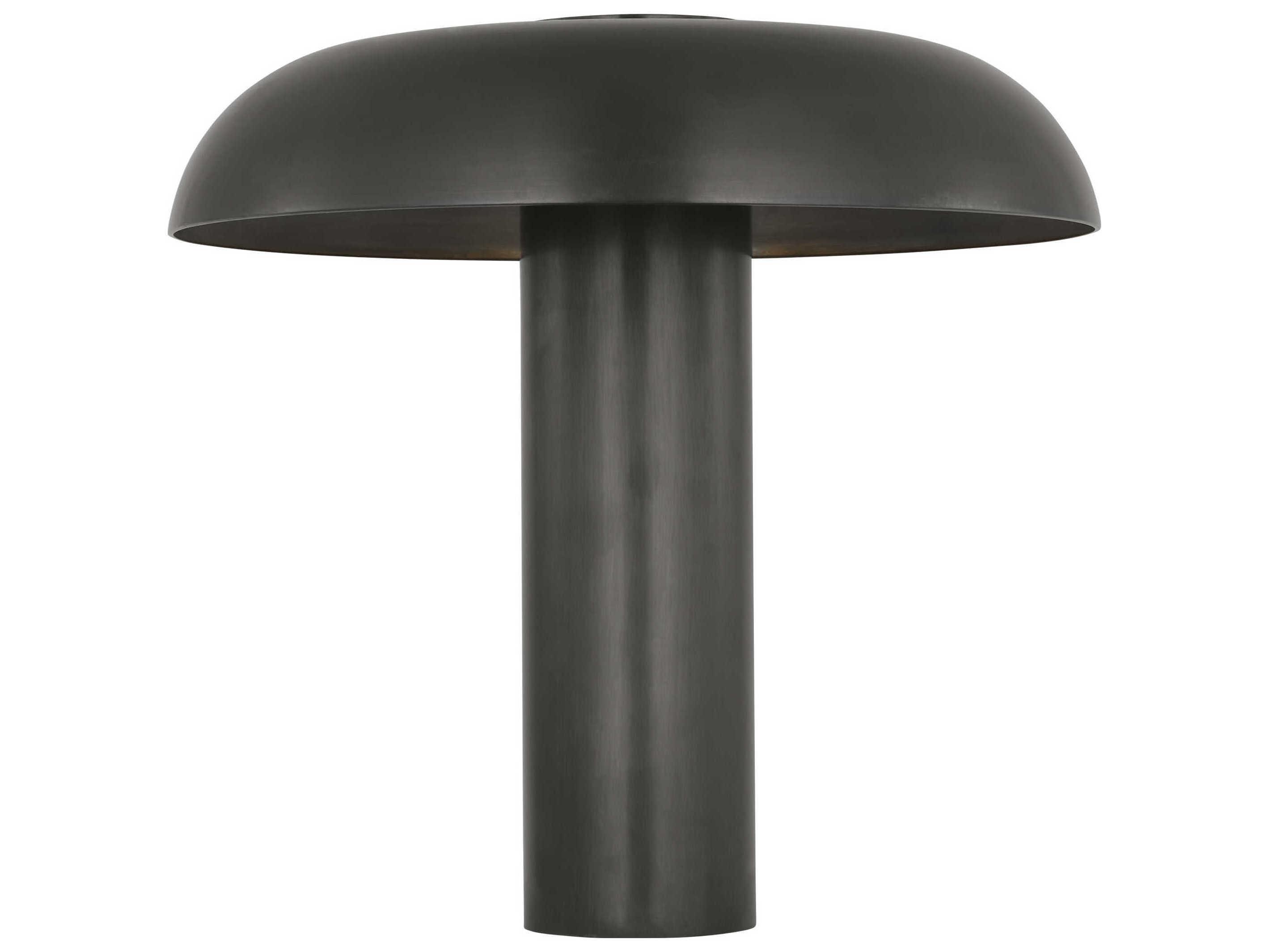 Visual Comfort Modern Louver Dark Bronze Table Lamp