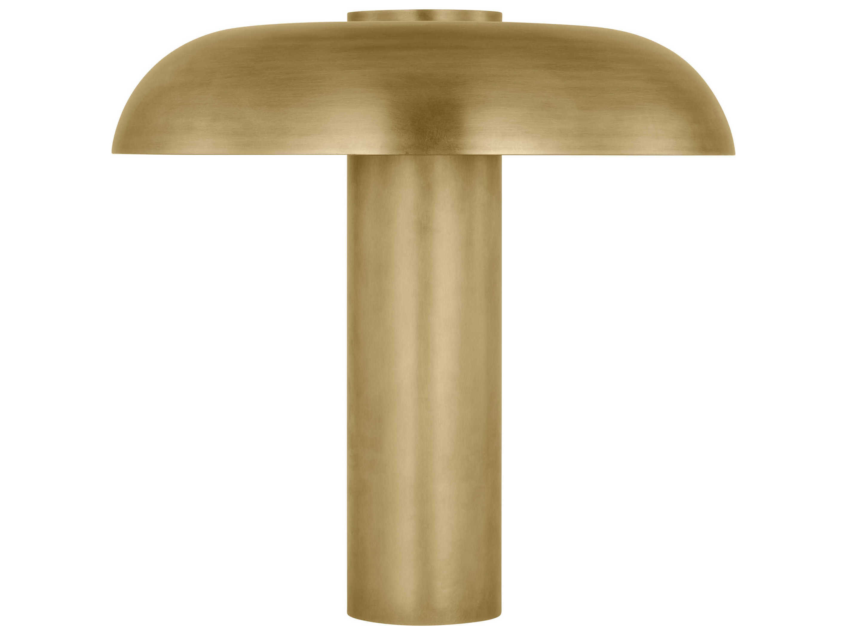 Visual Comfort Modern Louver Natural Brass Table Lamp