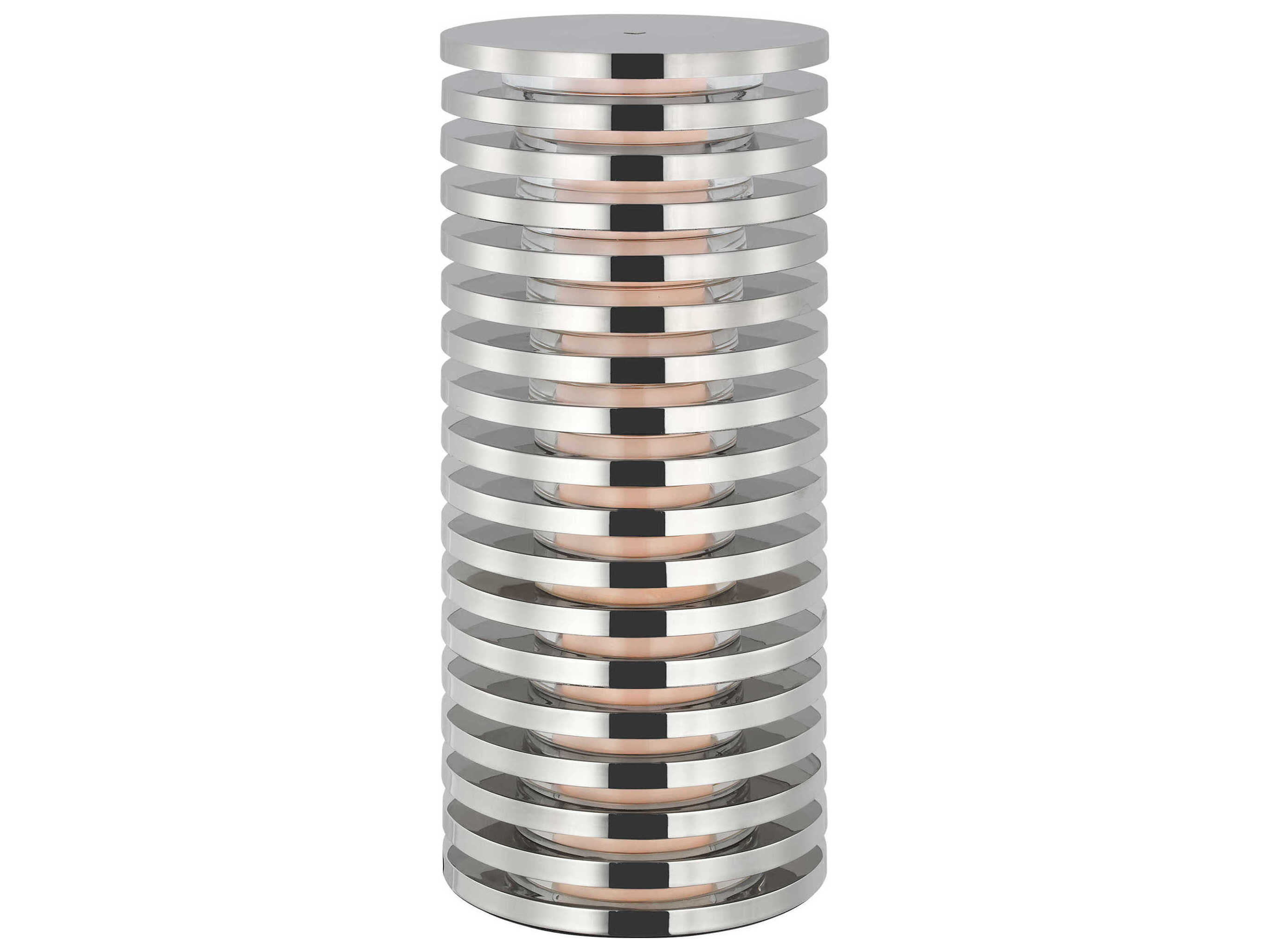 Visual Comfort Modern Quoddy Polished Nickel Table Lamp