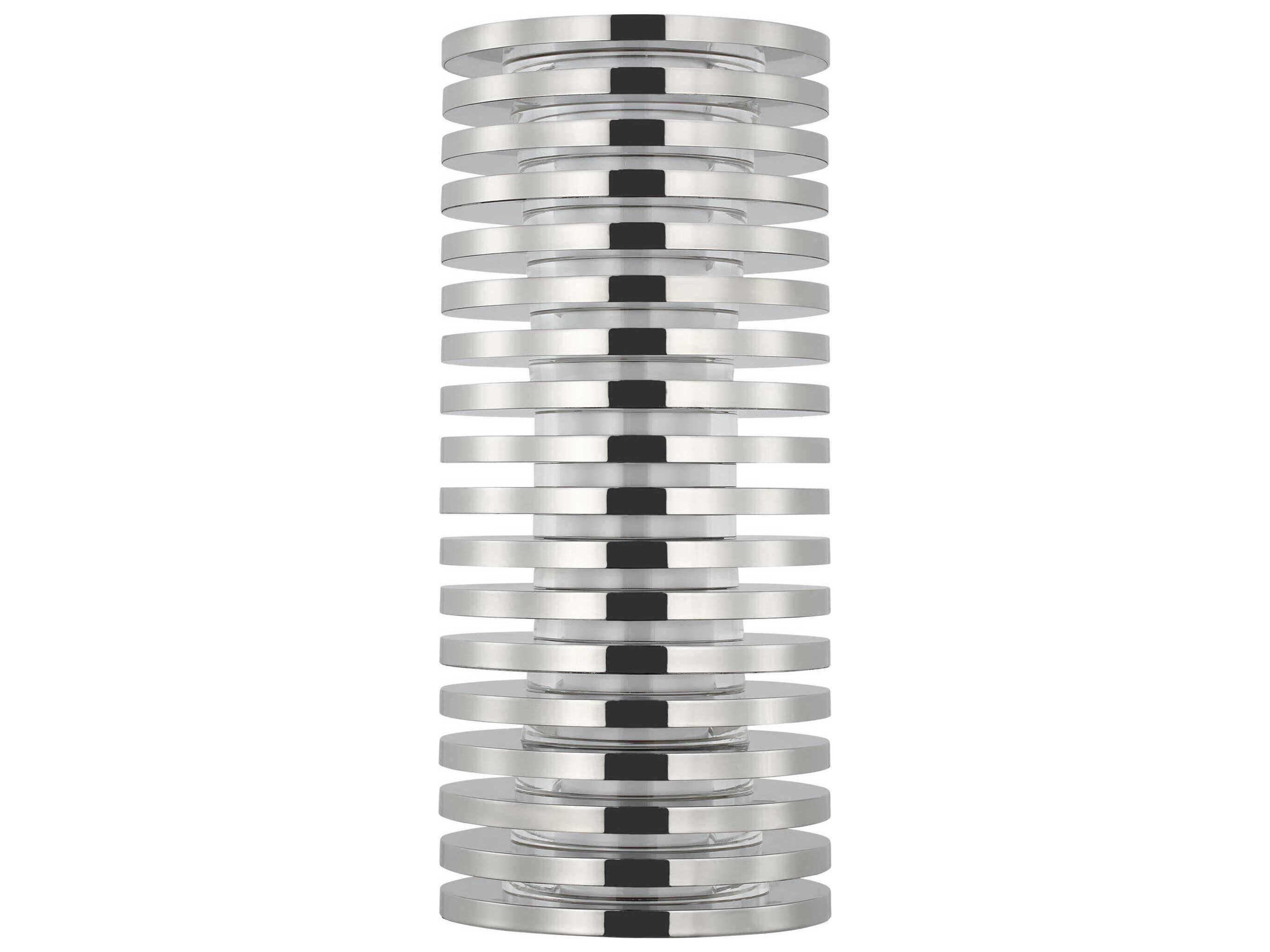 Visual Comfort Modern Quoddy Polished Nickel Table Lamp