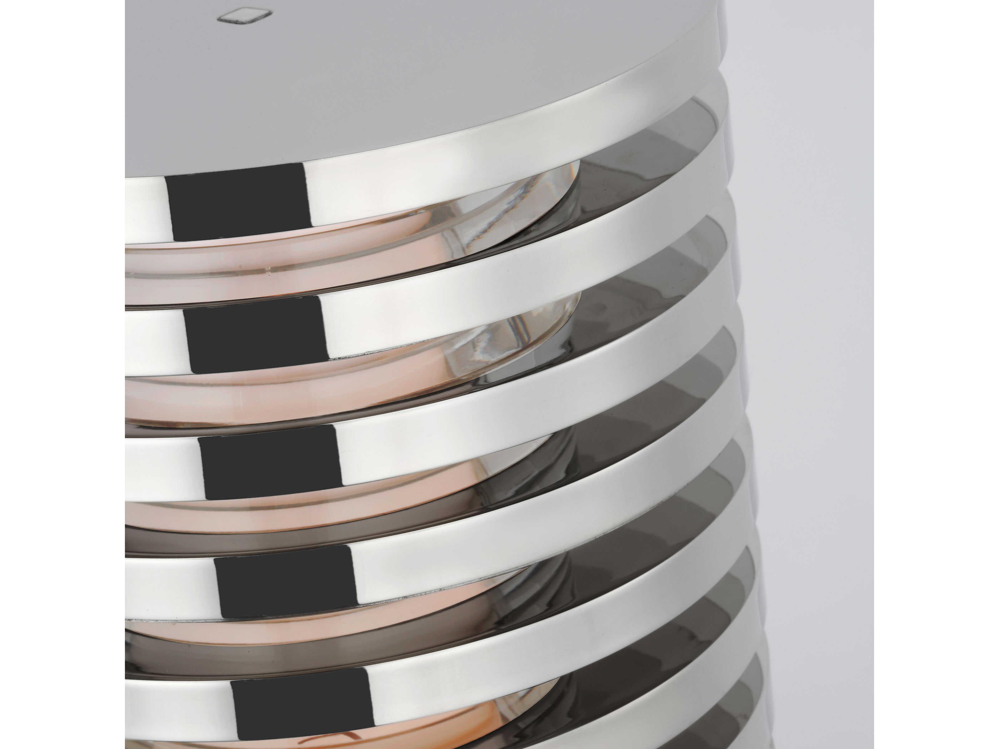 Visual Comfort Modern Quoddy Polished Nickel Table Lamp