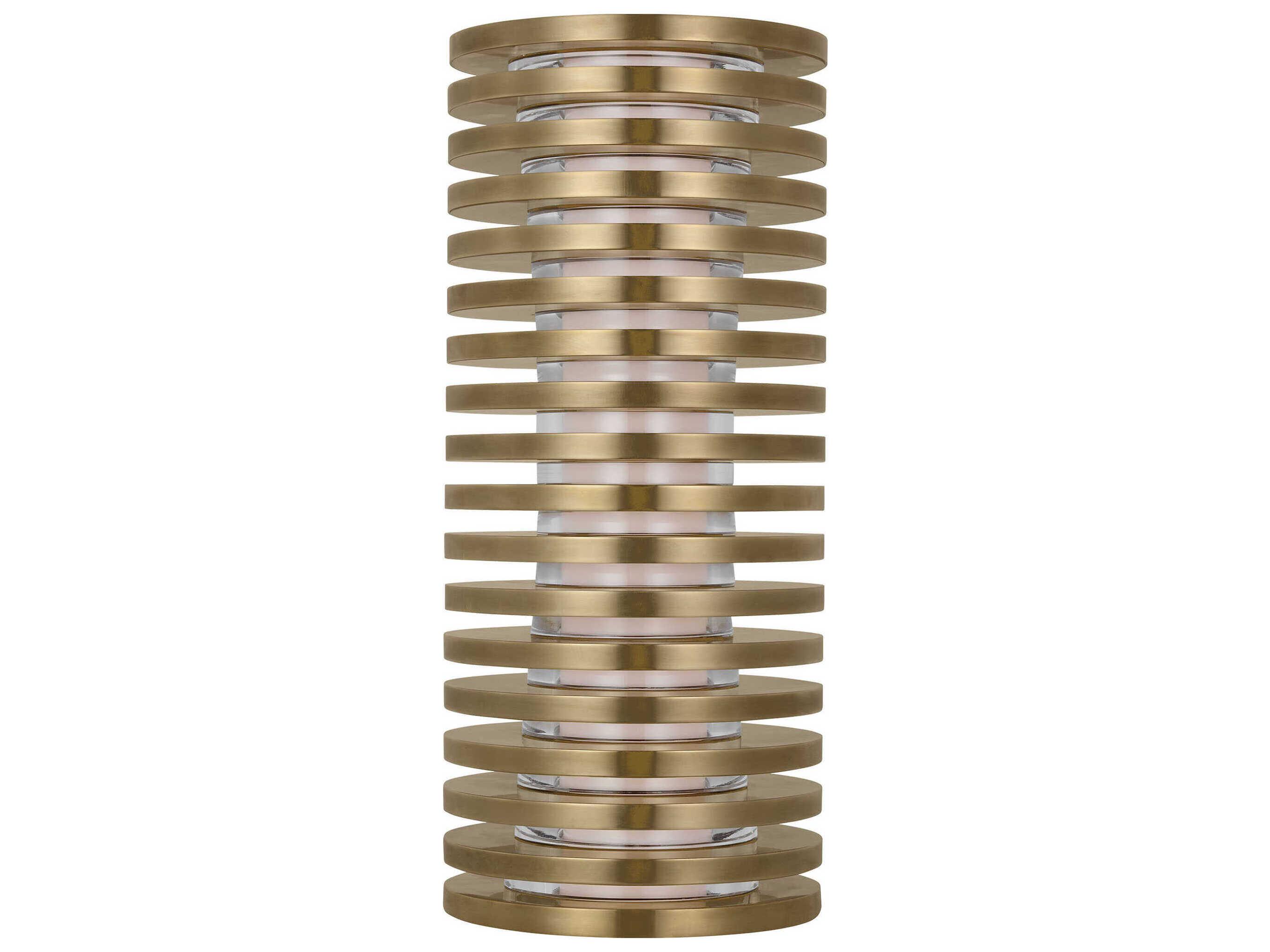 Visual Comfort Modern Quoddy Natural Brass Table Lamp