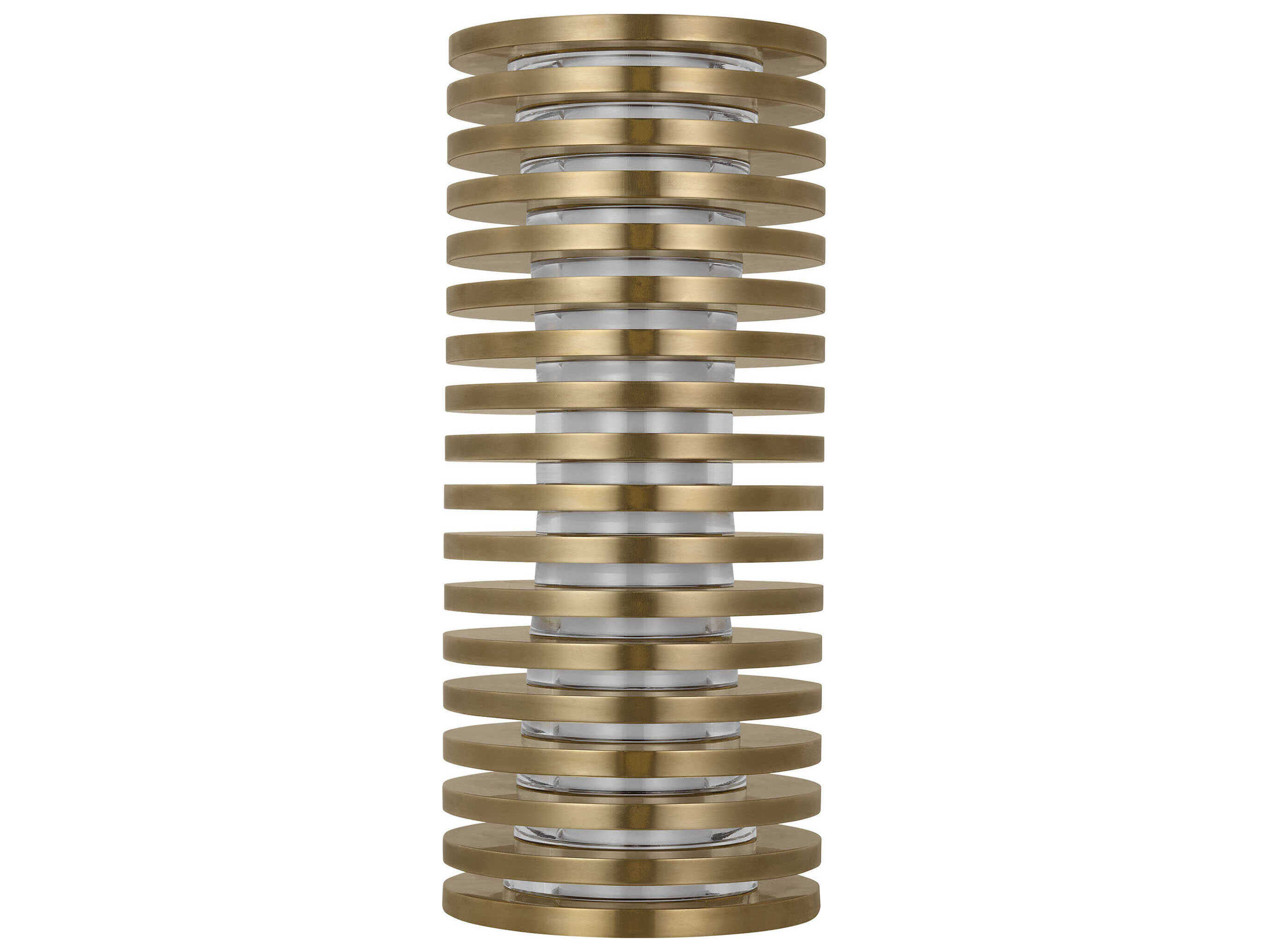 Visual Comfort Modern Quoddy Natural Brass Table Lamp