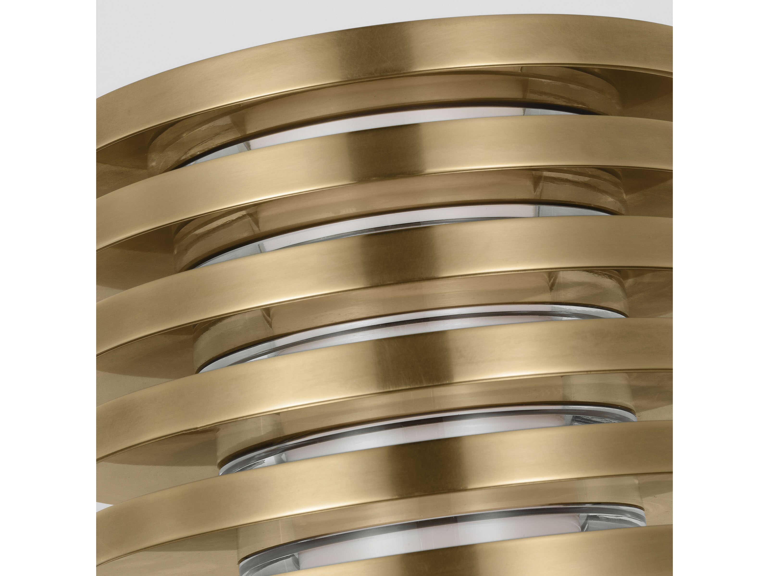 Visual Comfort Modern Quoddy Natural Brass Table Lamp