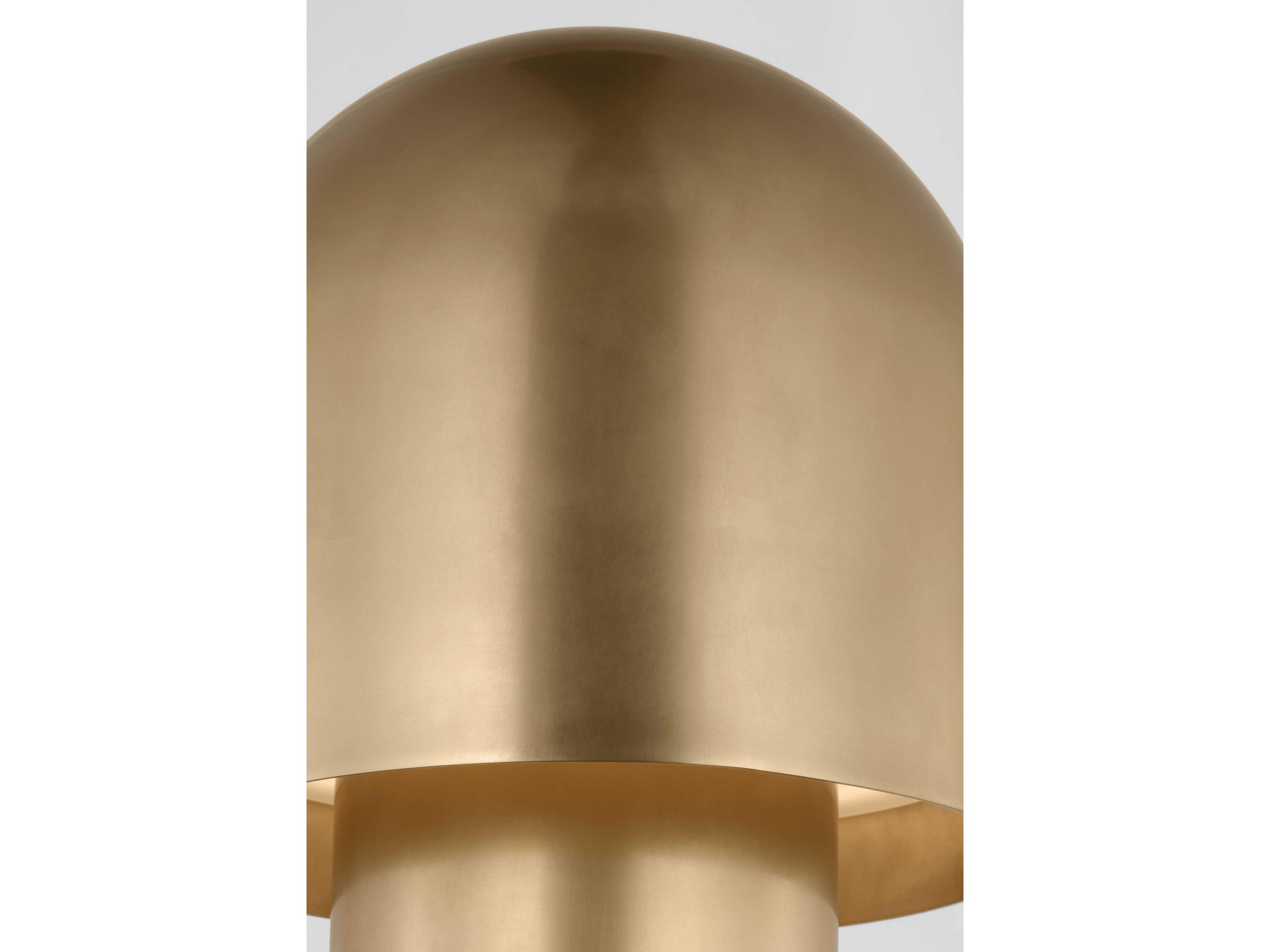 Visual Comfort Modern Kennett Natural Brass Table Lamp