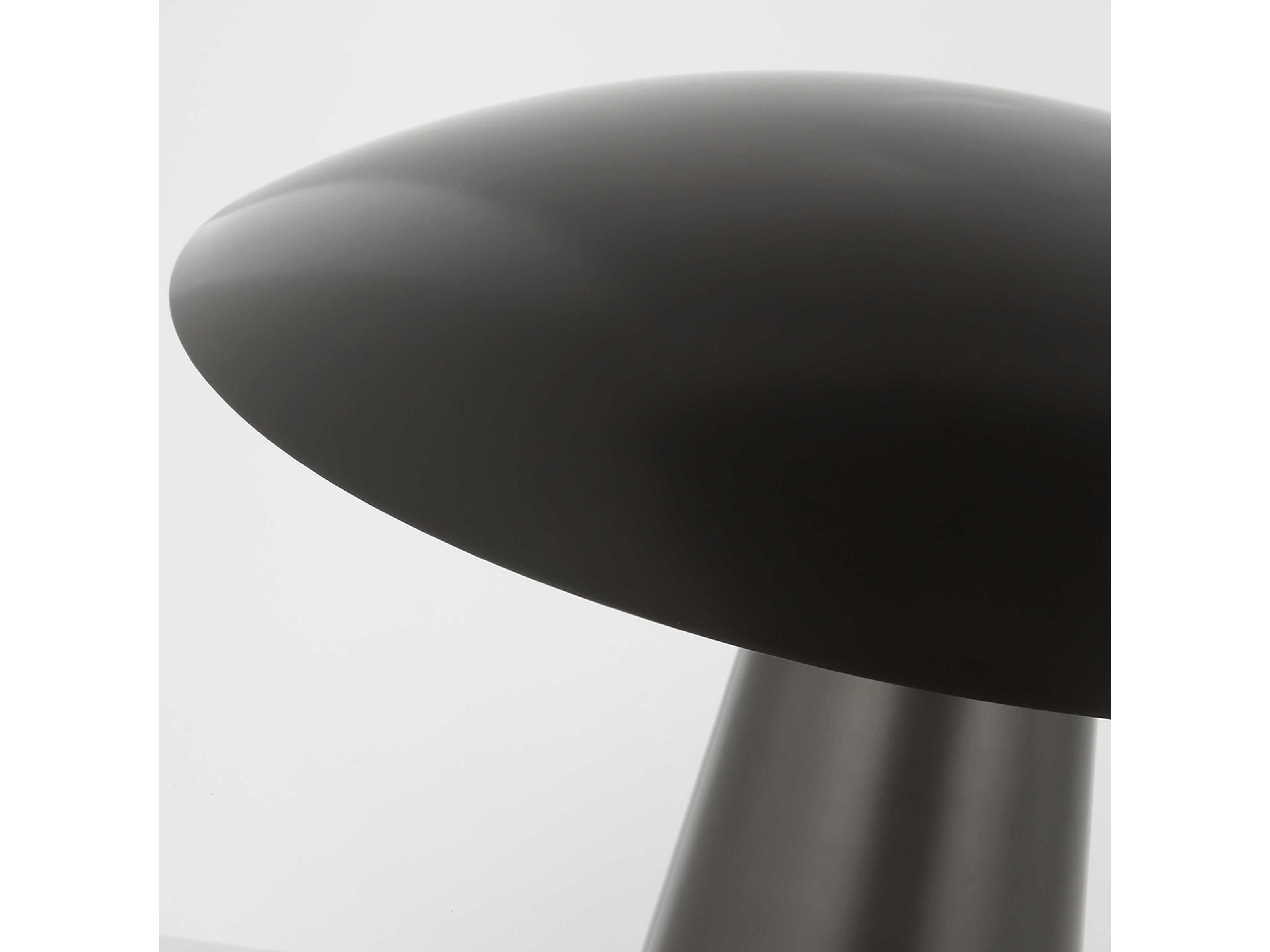 Visual Comfort Modern Aegis Dark Bronze Table Lamp