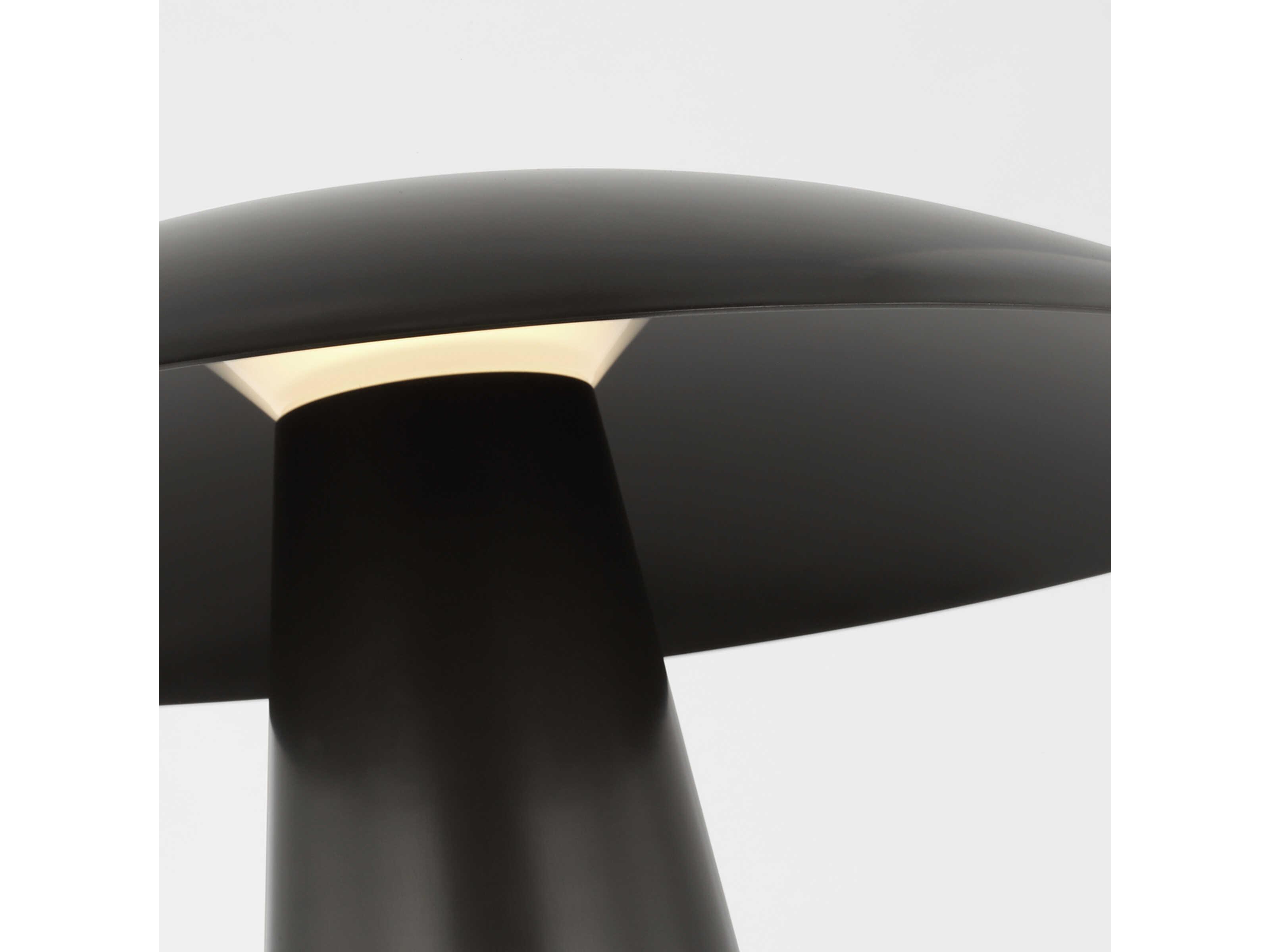 Visual Comfort Modern Aegis Dark Bronze Table Lamp