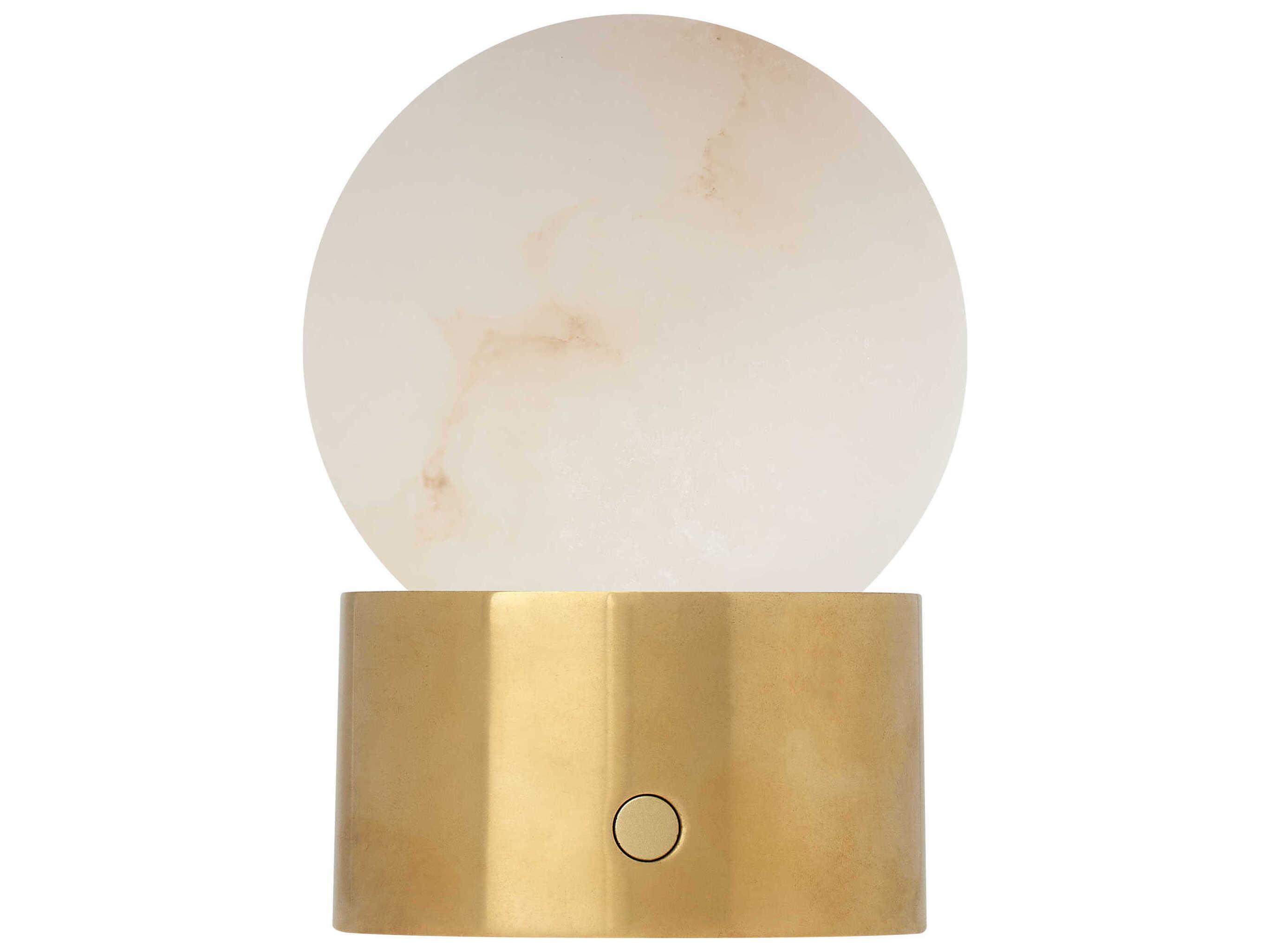 Visual Comfort Modern Mina Hand Rubbed Antique Brass Table Lamp