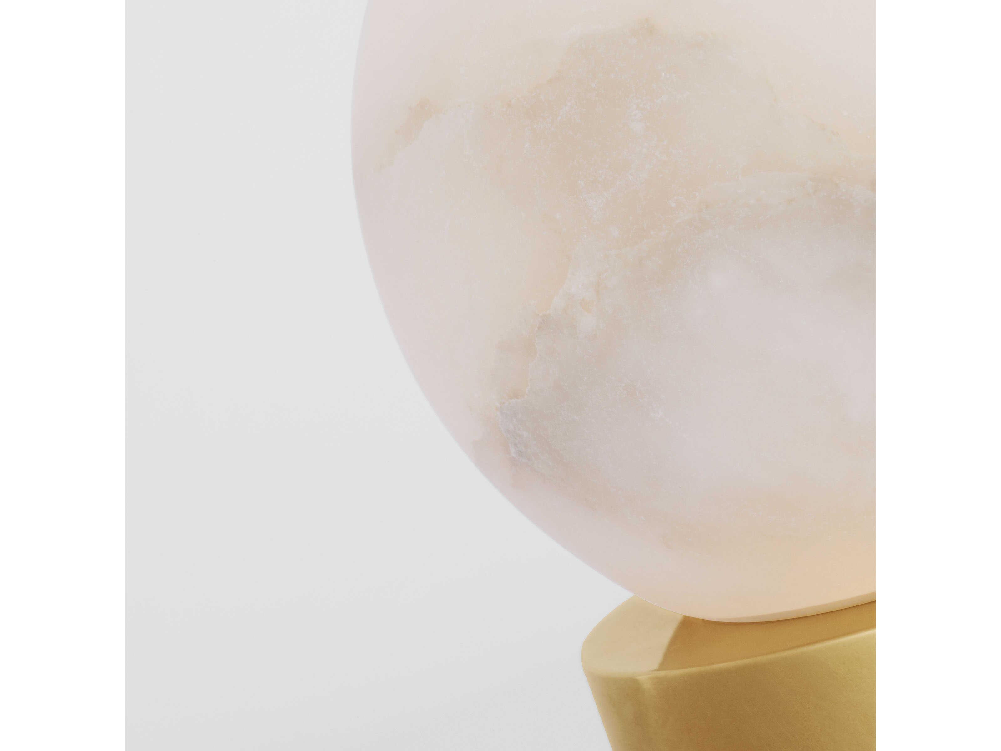 Visual Comfort Modern Mina Hand Rubbed Antique Brass Table Lamp