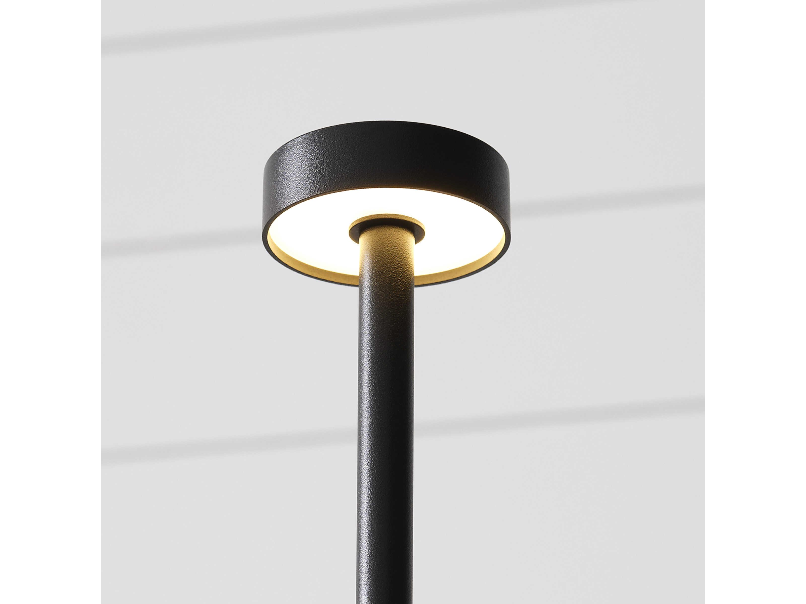 Visual Comfort Modern Moneta Black Table Lamp