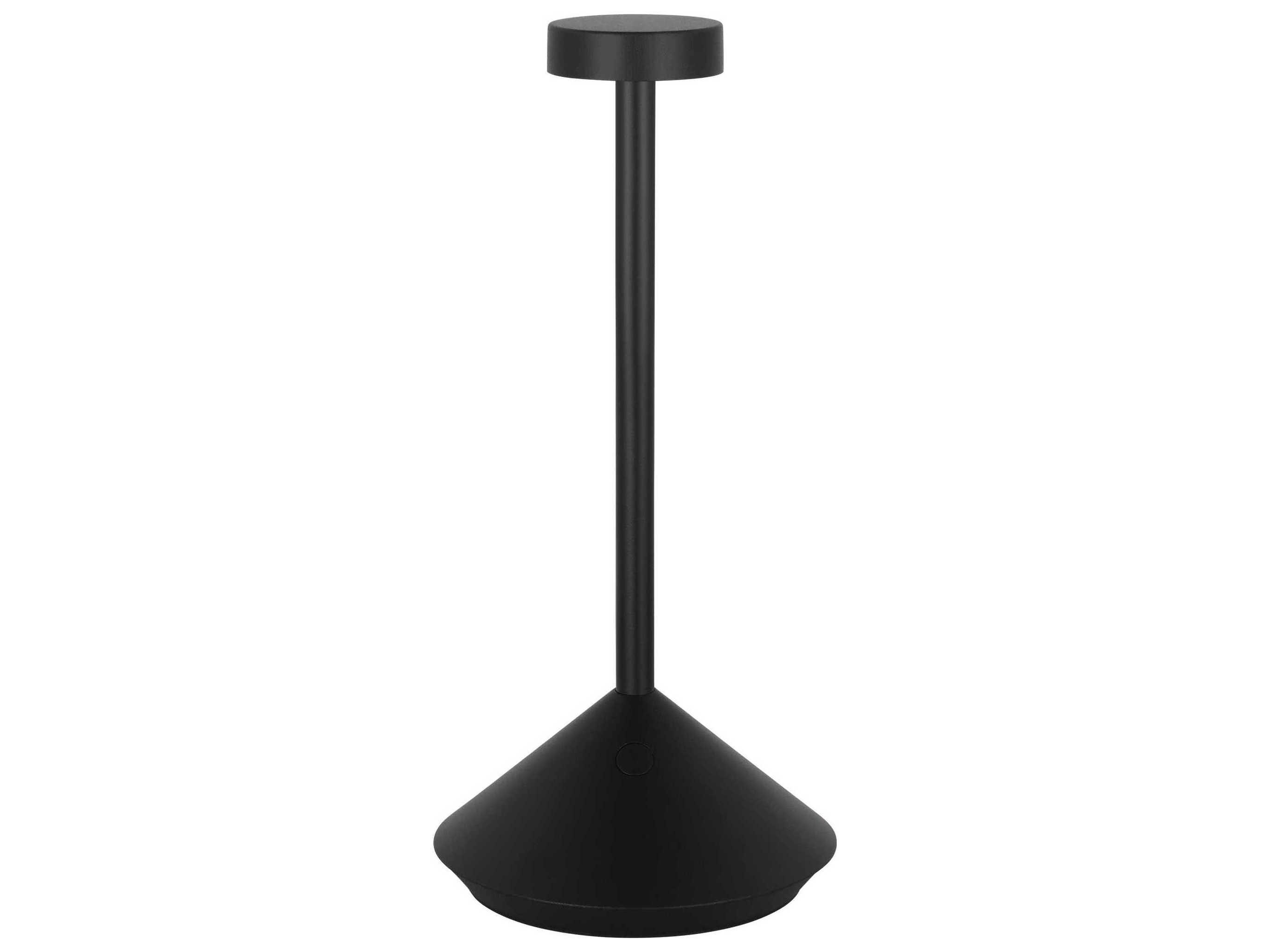 Visual Comfort Modern Moneta Black Table Lamp