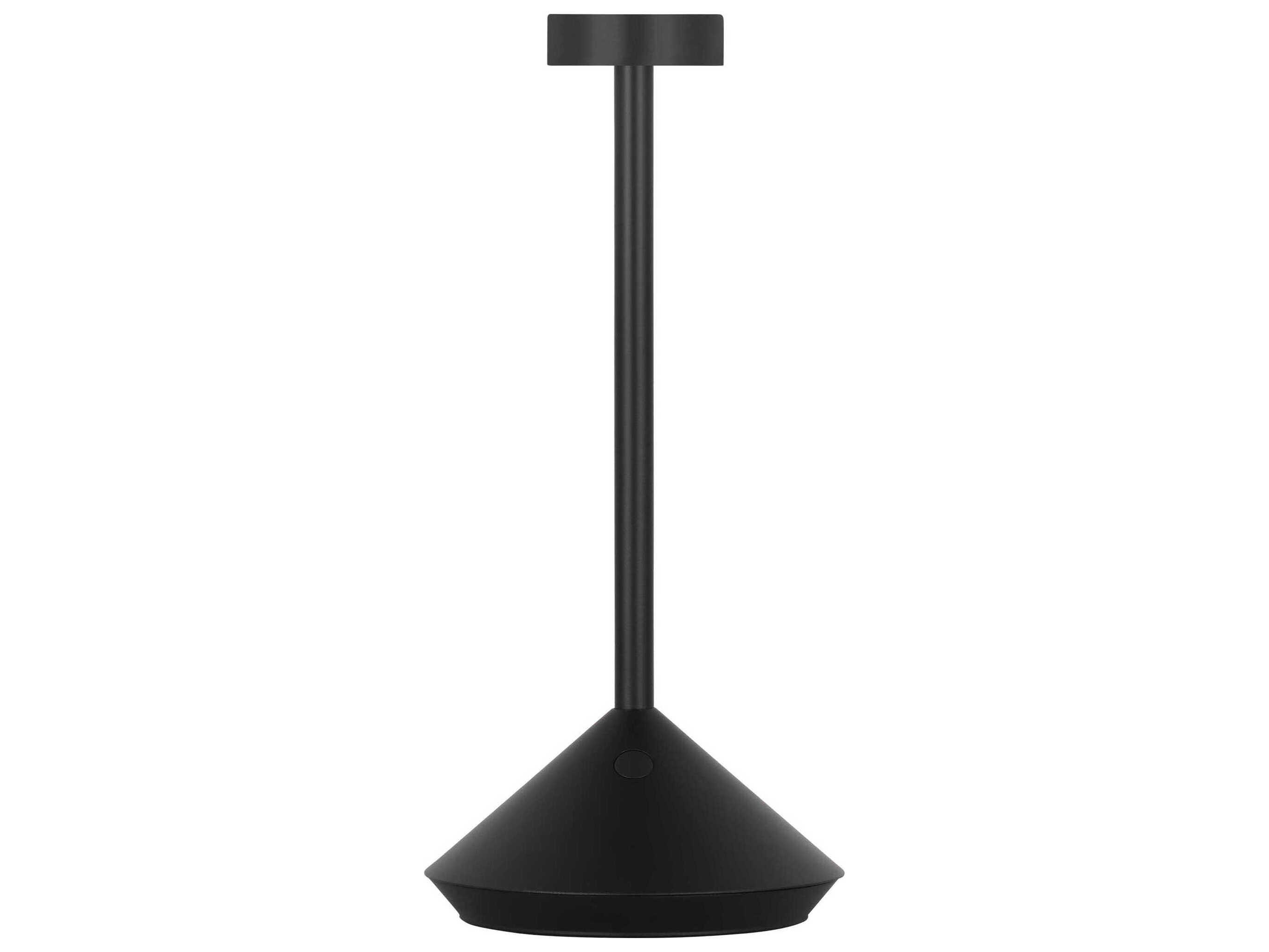 Visual Comfort Modern Moneta Black Table Lamp