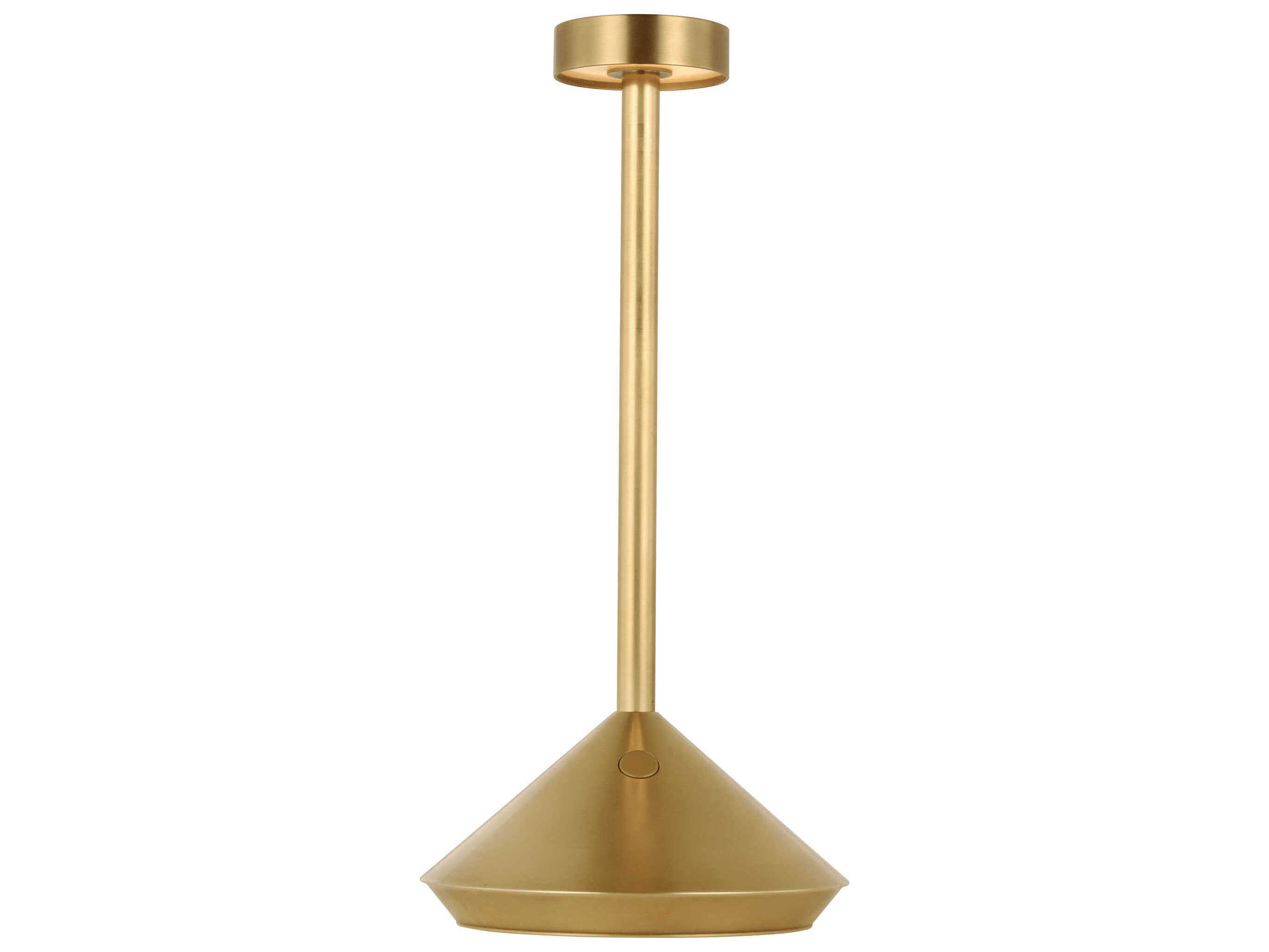 Visual Comfort Modern Moneta Hand Rubbed Antique Brass Table Lamp
