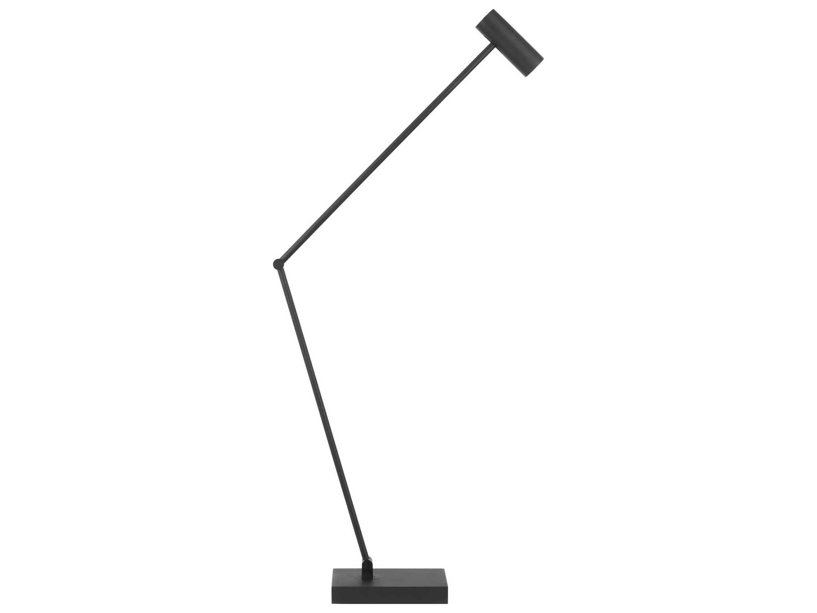 Visual Comfort Modern Ponte Nightshade Black Desk Lamp