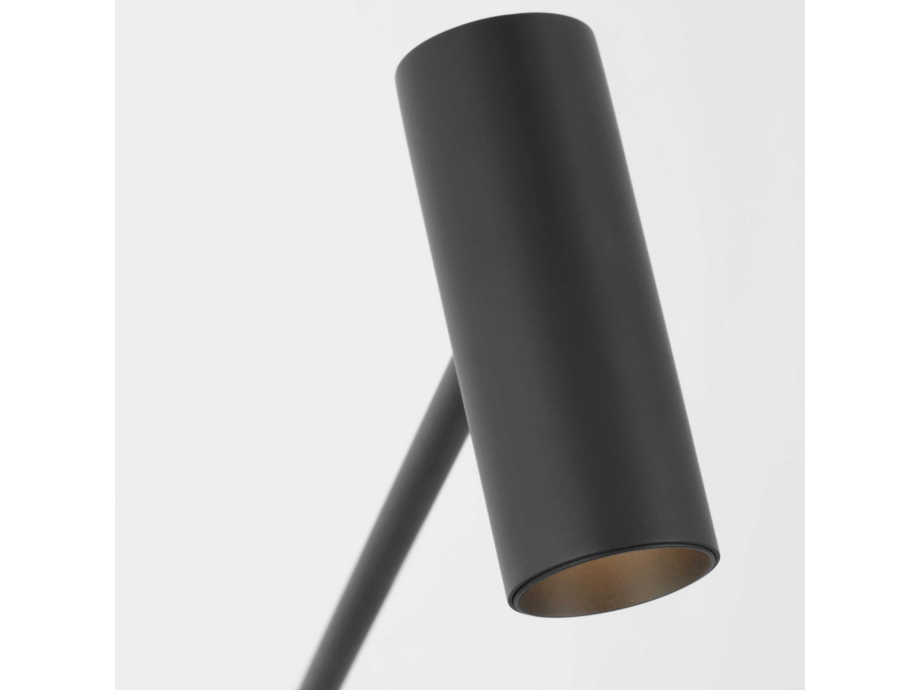 Visual Comfort Modern Ponte Nightshade Black Desk Lamp