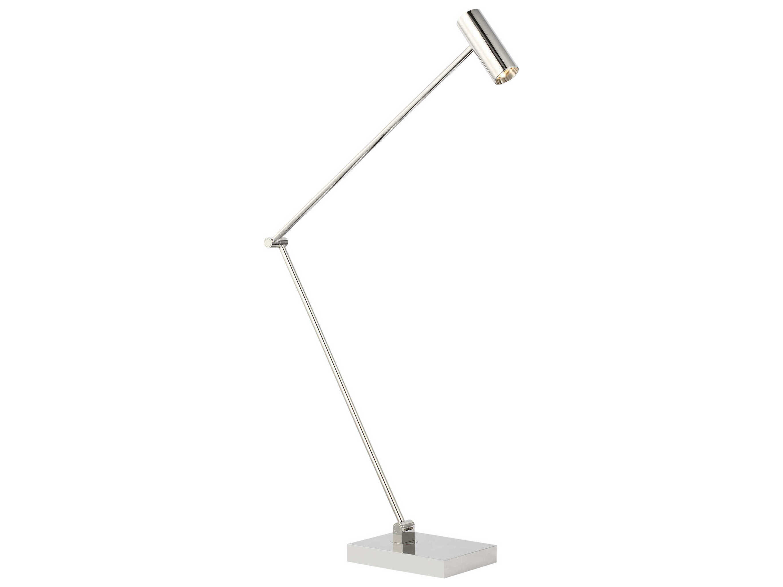 Visual Comfort Modern Ponte Polished Nickel Desk Lamp
