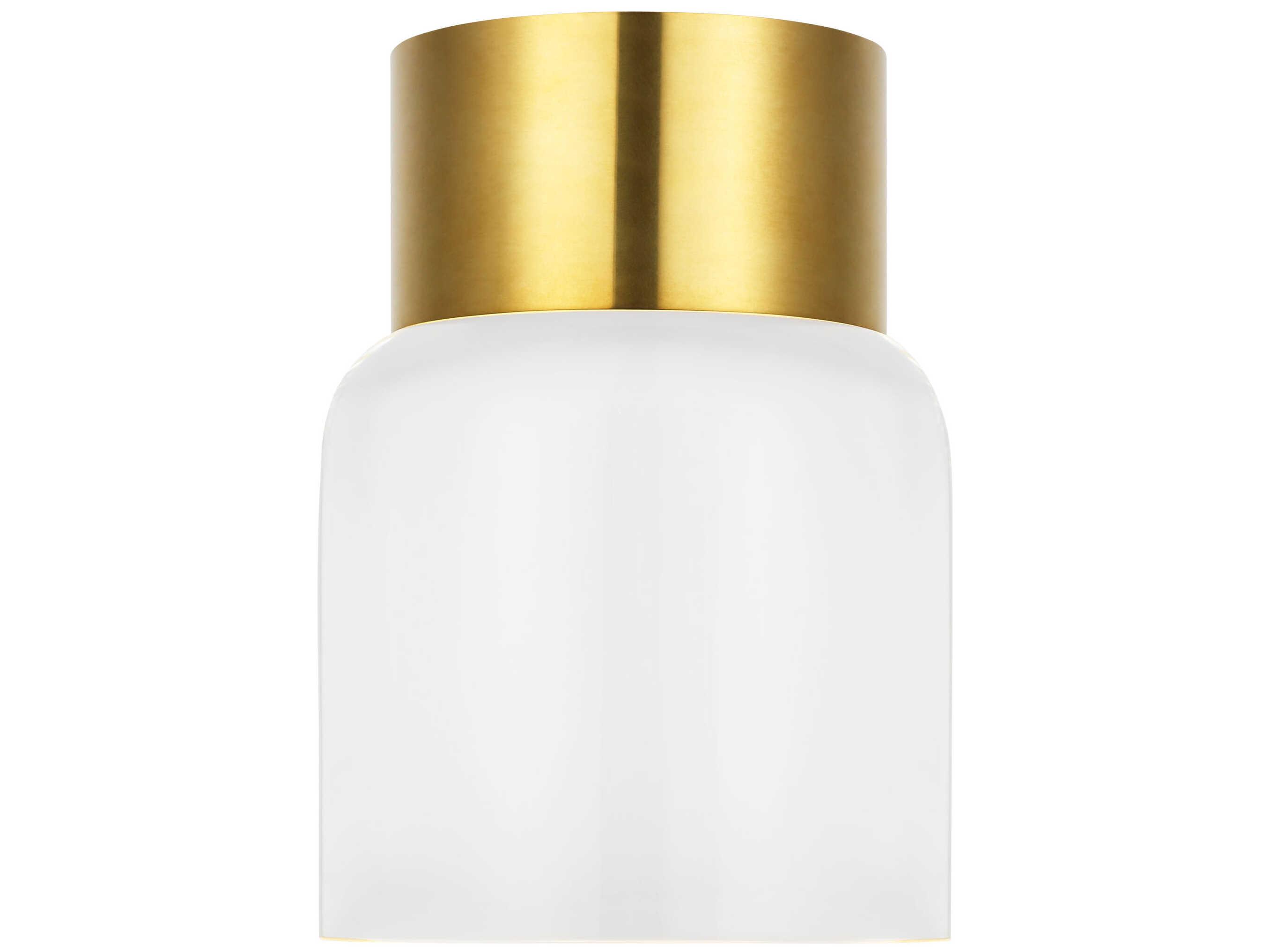 Visual Comfort Modern Caspe Hand Rubbed Antique Brass Table Lamp