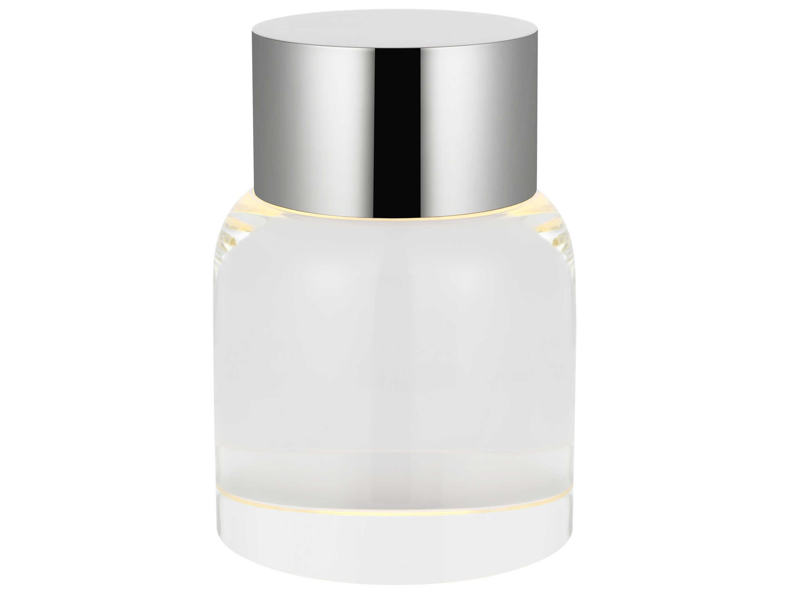 Visual Comfort Modern Caspe Polished Nickel Table Lamp