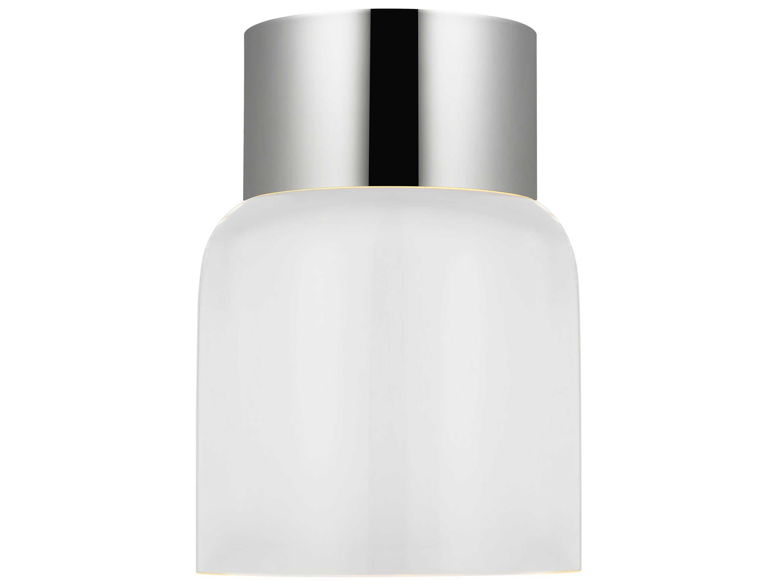 Visual Comfort Modern Caspe Polished Nickel Table Lamp