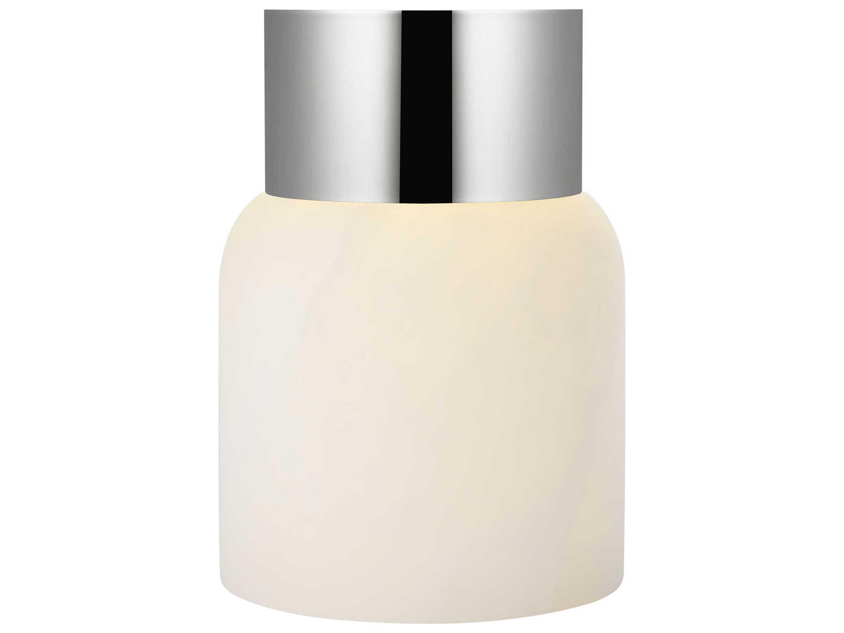 Visual Comfort Modern Caspe Polished Nickel Table Lamp