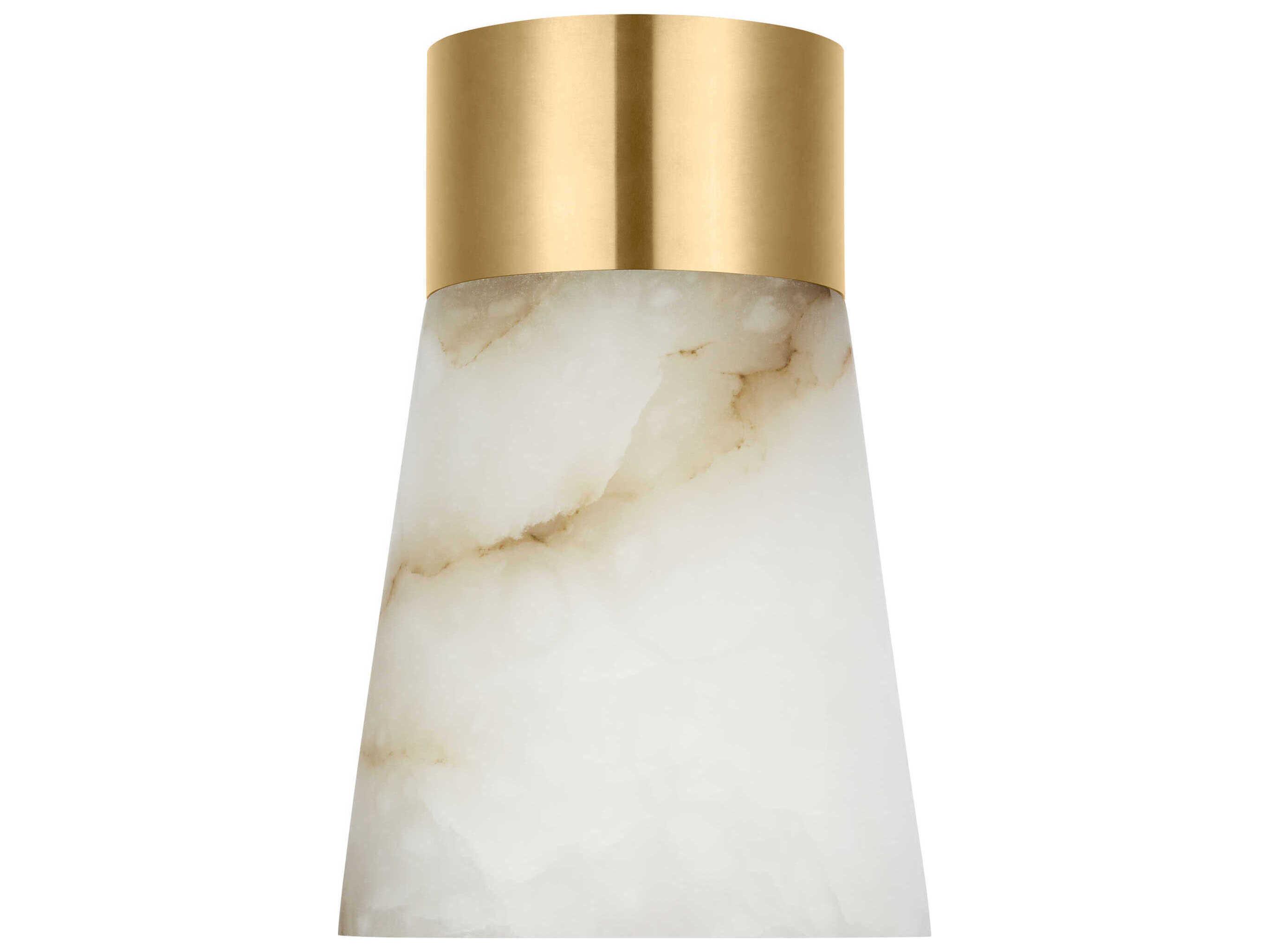 Visual Comfort Modern Caspe Hand Rubbed Antique Brass Table Lamp