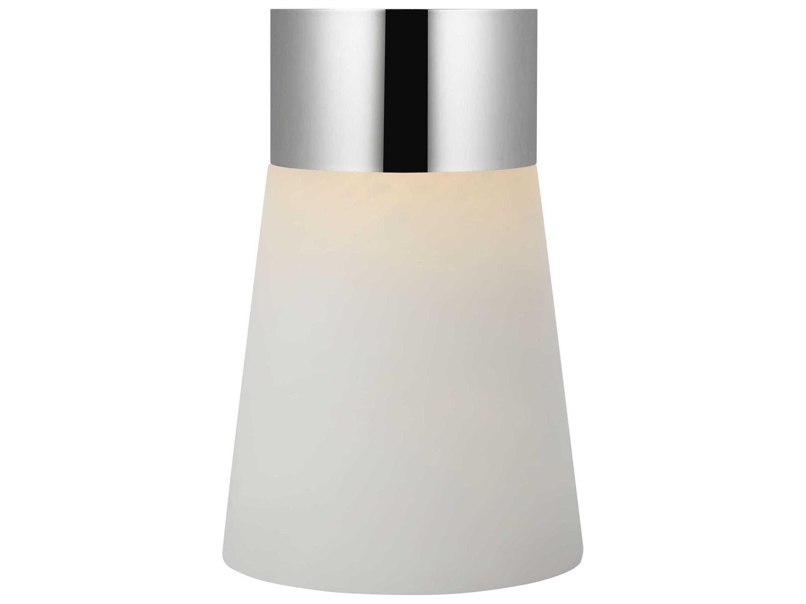 Visual Comfort Modern Caspe Polished Nickel Table Lamp