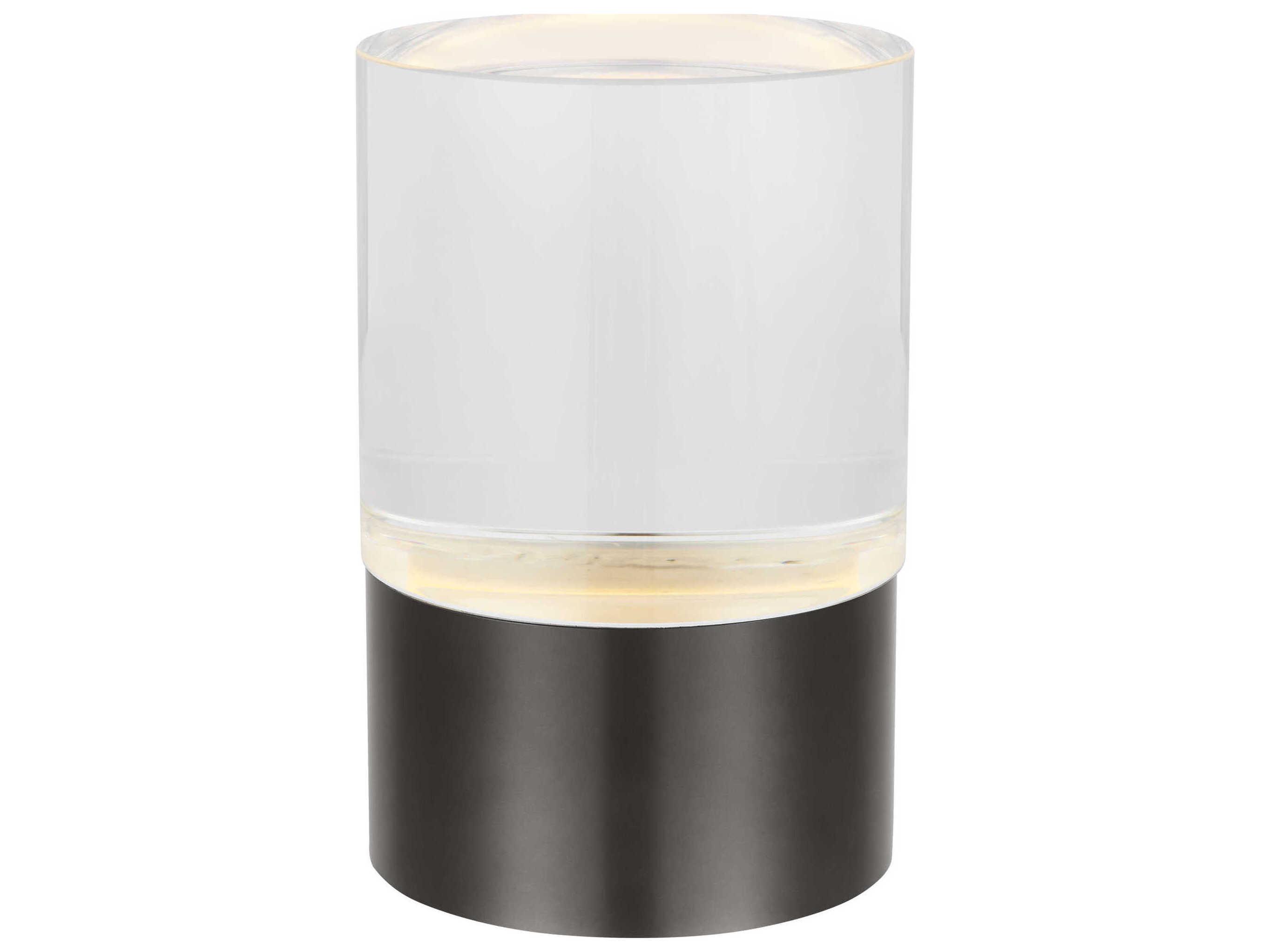 Visual Comfort Modern Caspe Bronze Table Lamp