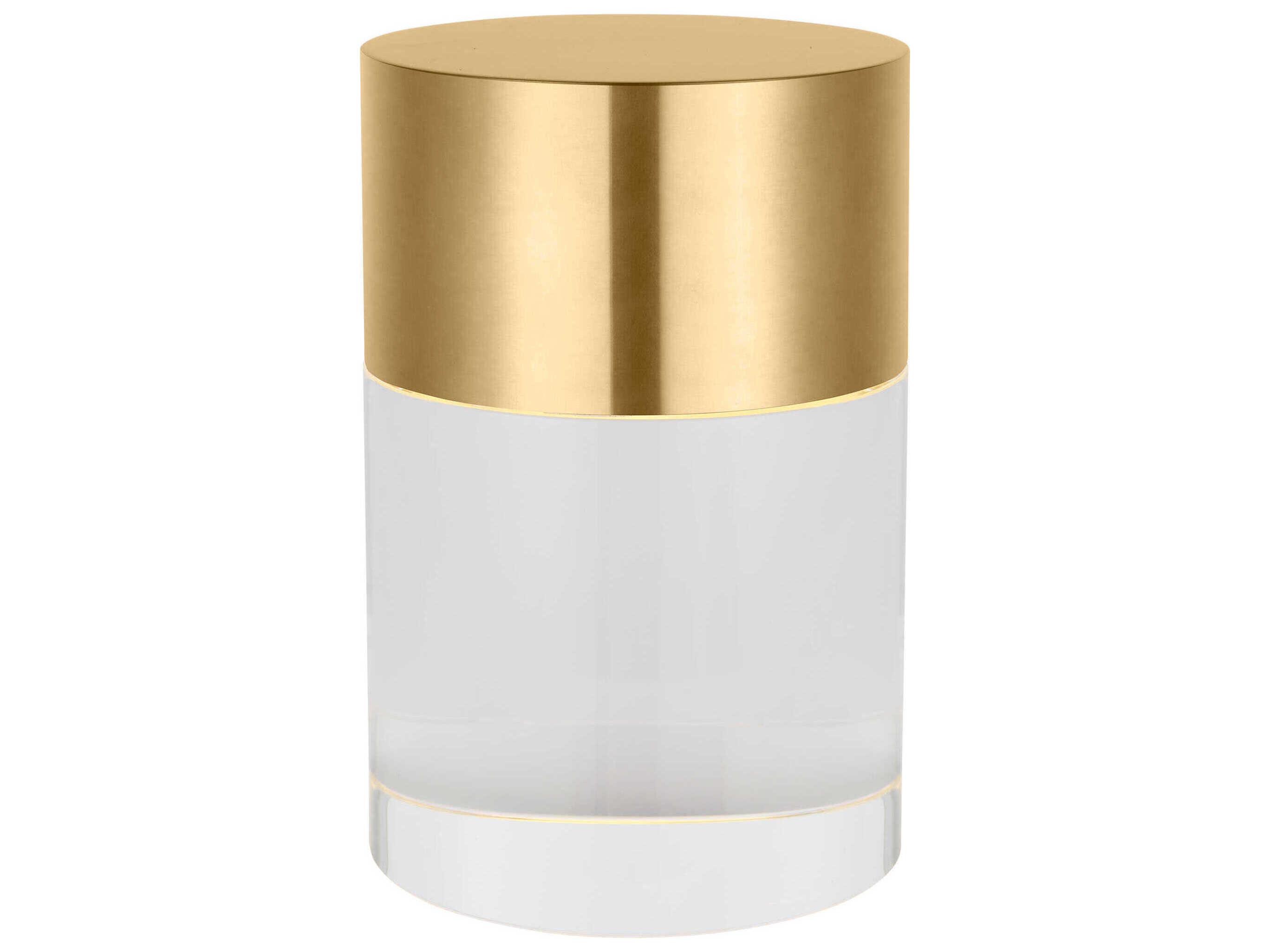 Visual Comfort Modern Caspe Hand Rubbed Antique Brass Table Lamp