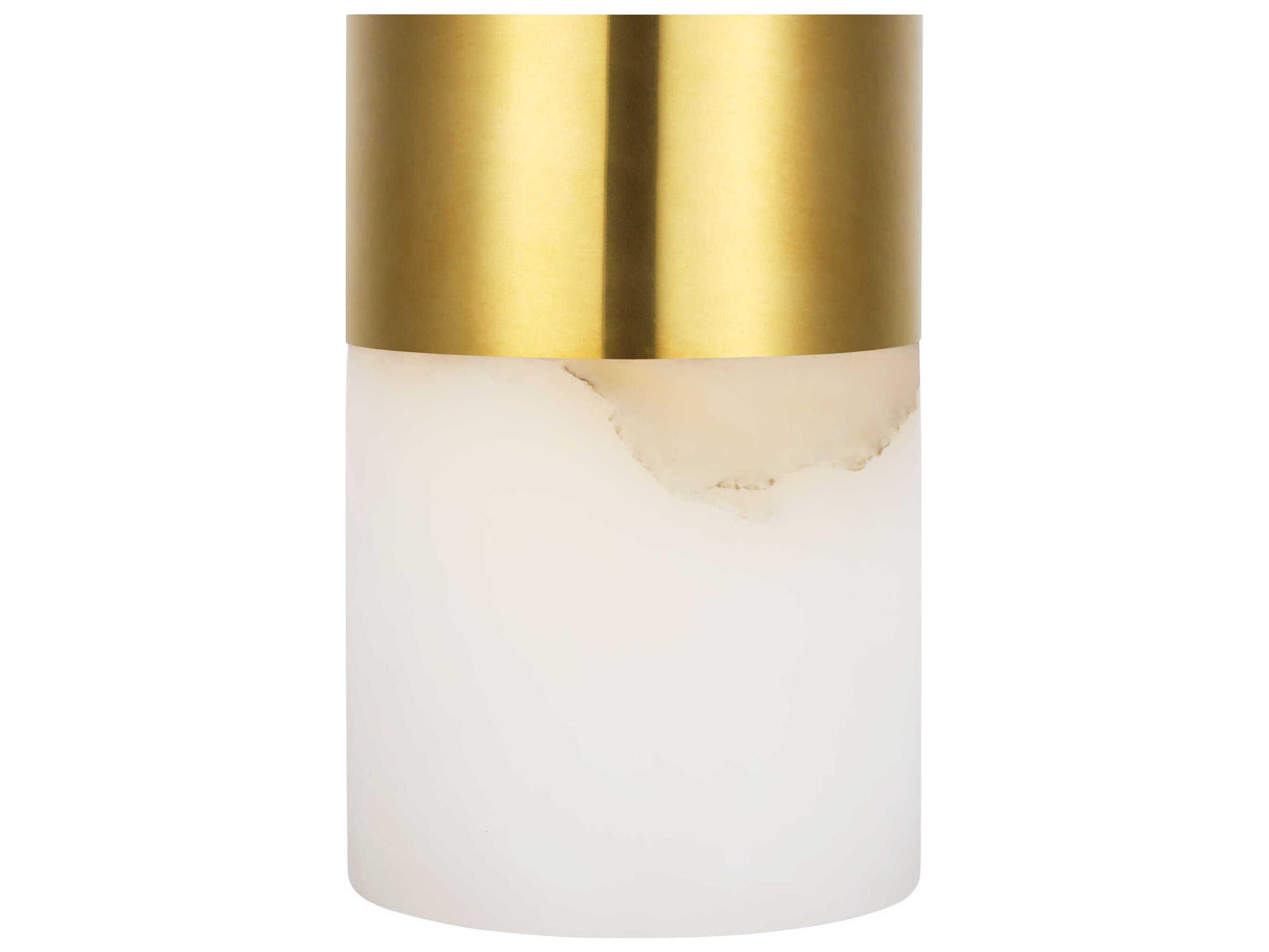 Visual Comfort Modern Caspe Hand Rubbed Antique Brass Table Lamp