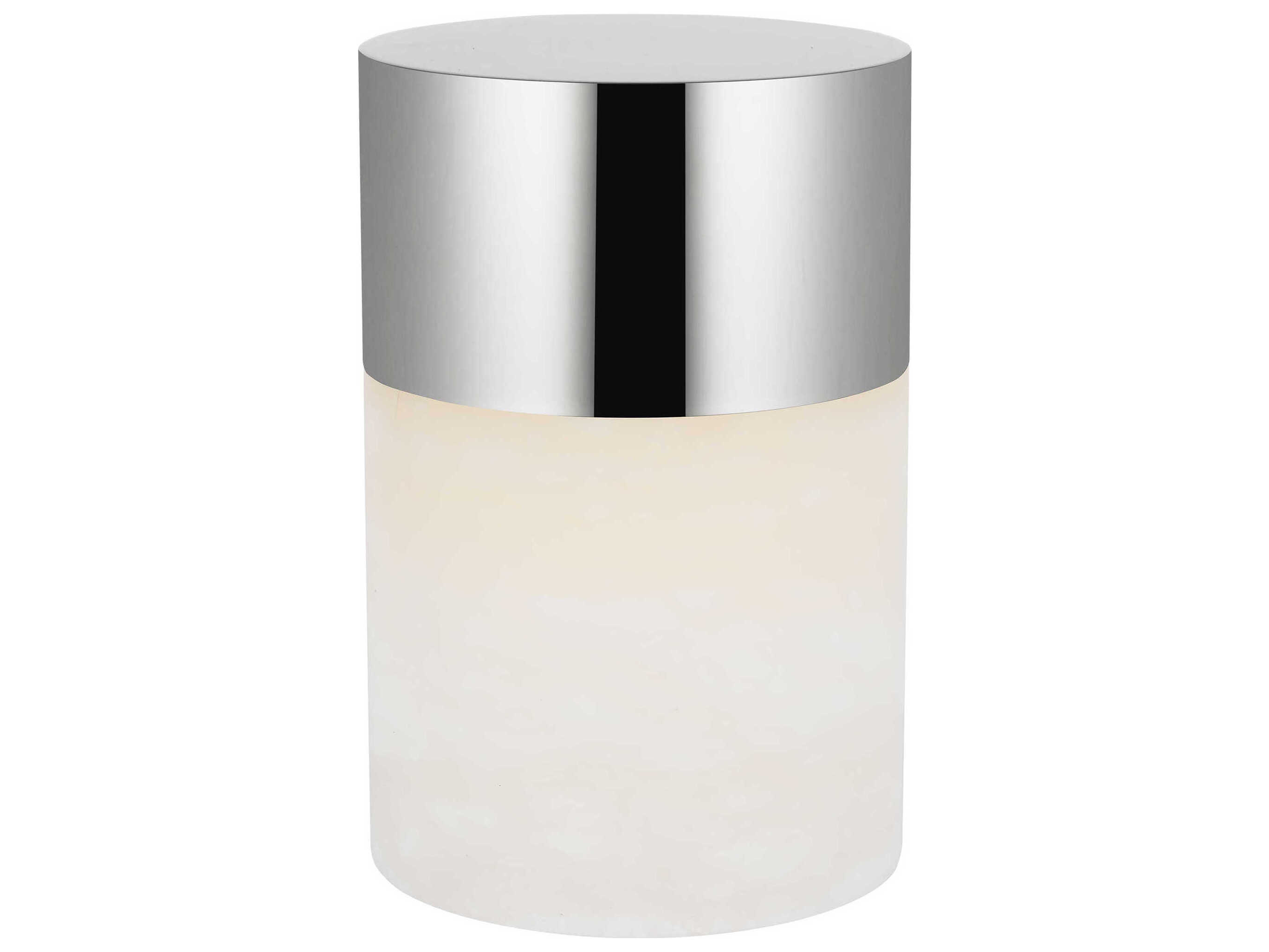 Visual Comfort Modern Caspe Polished Nickel Table Lamp