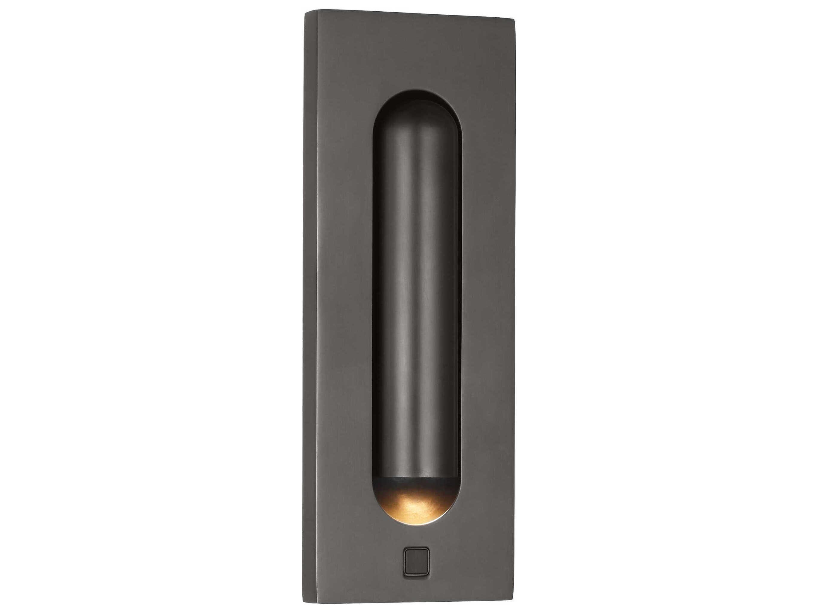 Visual Comfort Modern Ponte 1-Light Bronze Wall Sconce
