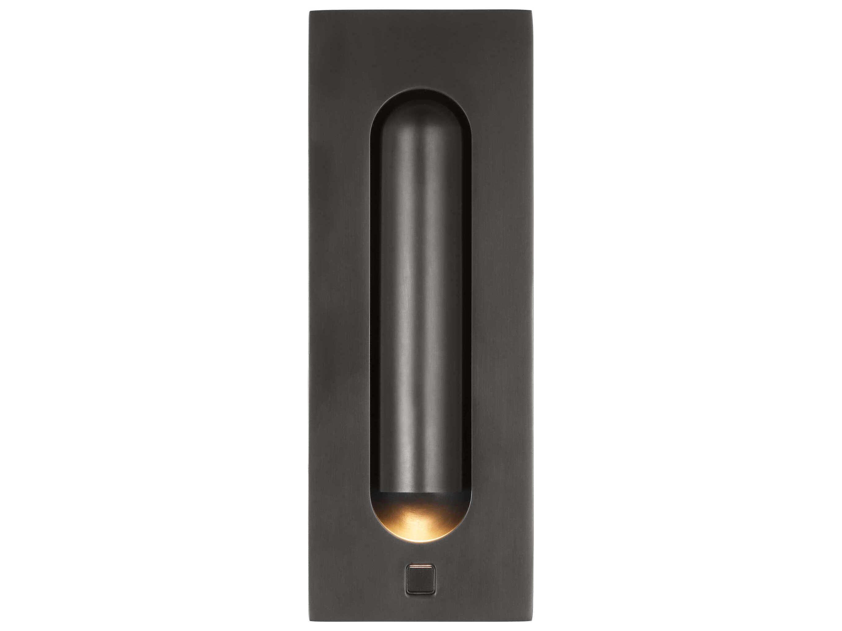 Visual Comfort Modern Ponte 1-Light Bronze Wall Sconce