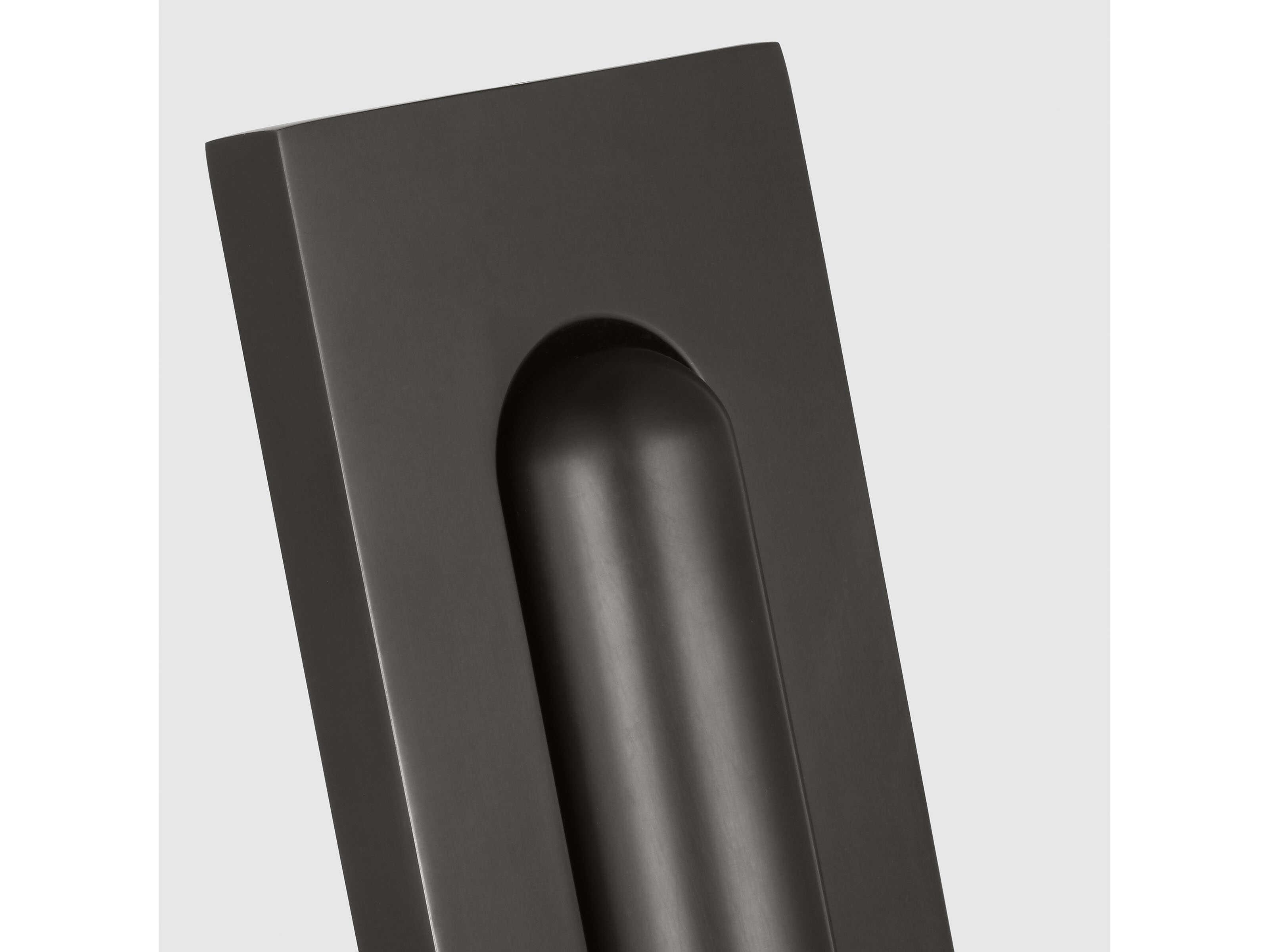 Visual Comfort Modern Ponte 1-Light Bronze Wall Sconce