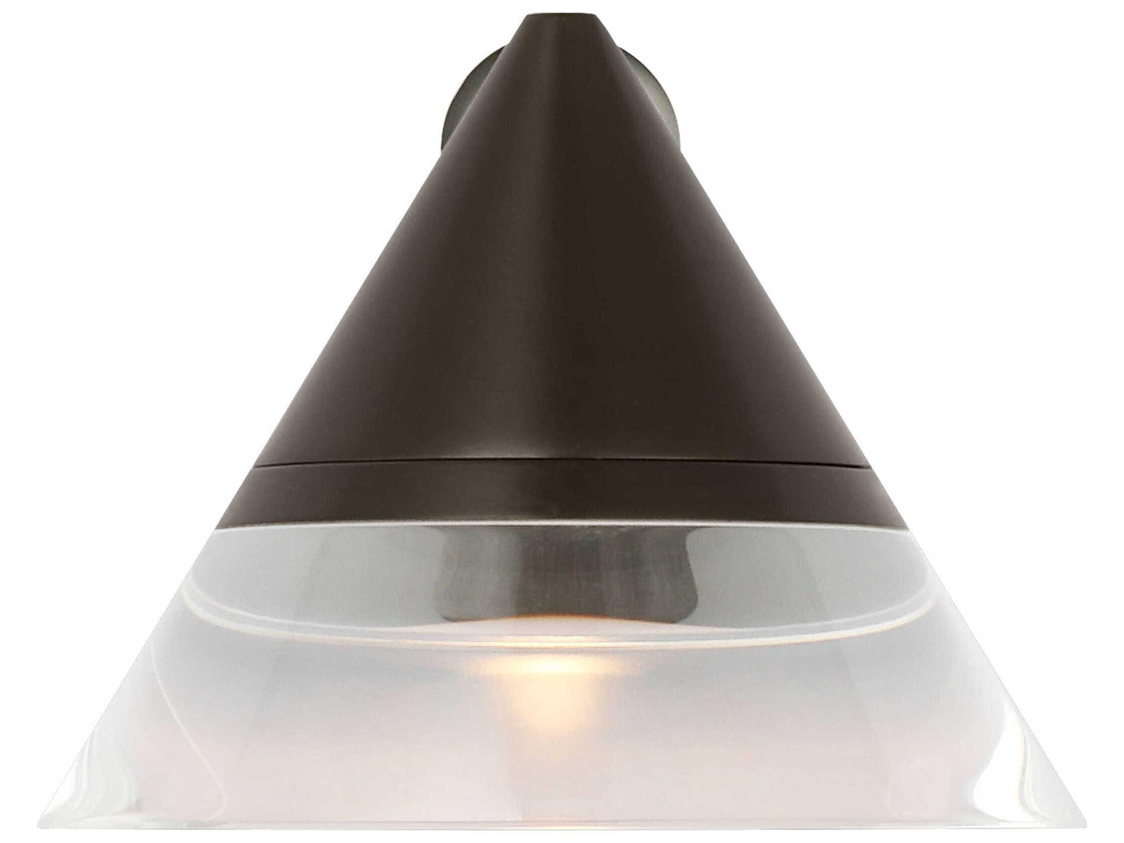 Visual Comfort Modern Midrand 1-Light Bronze Wall Sconce