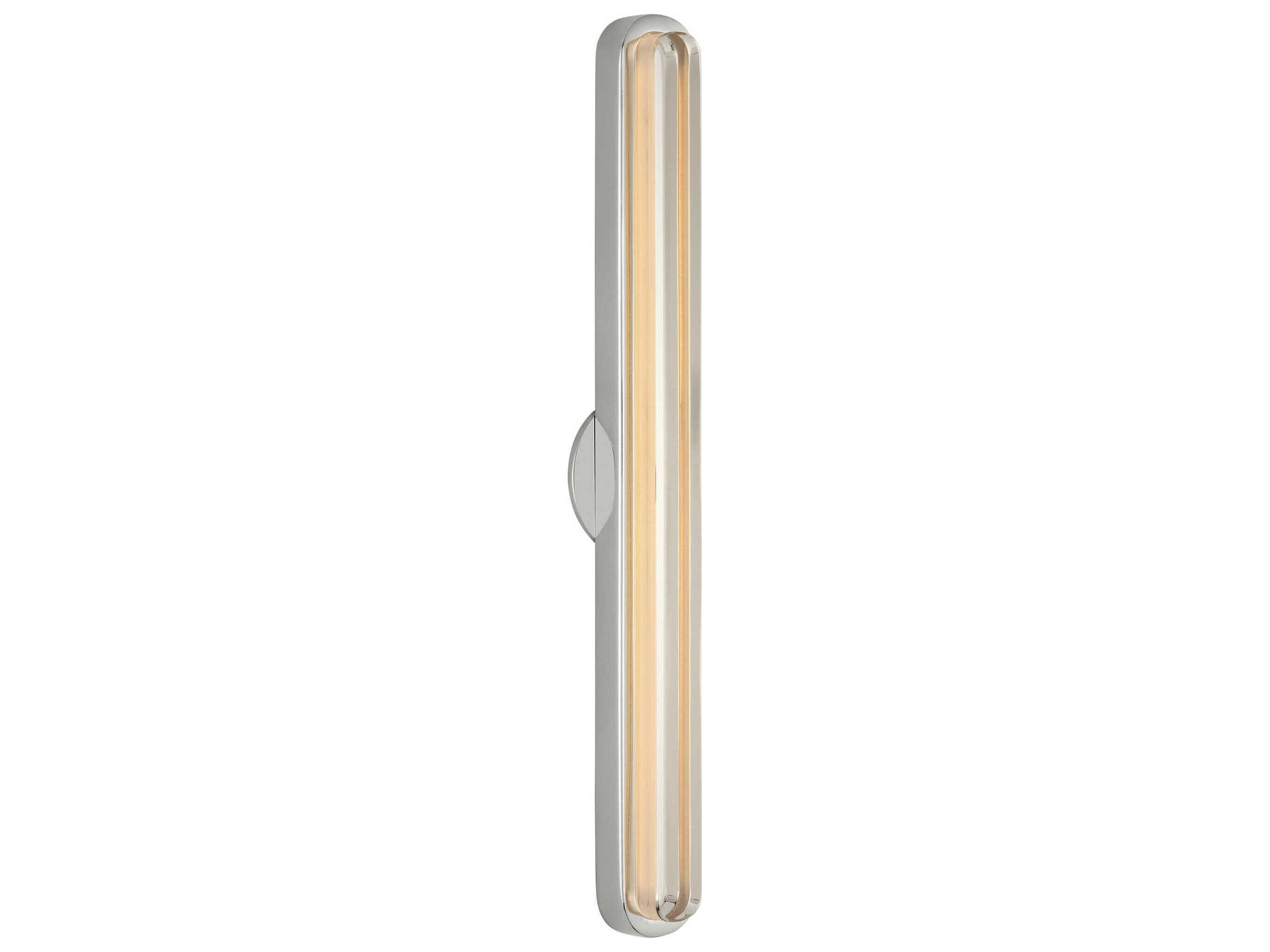 Visual Comfort Modern Emera 1-Light Polished Nickel Vanity Light