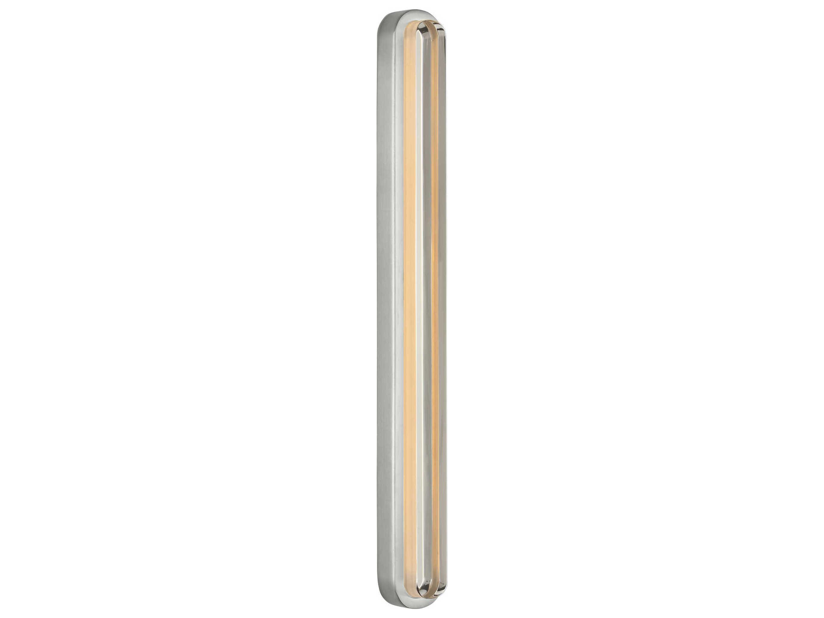 Visual Comfort Modern Emera 1-Light Satin Nickel Vanity Light