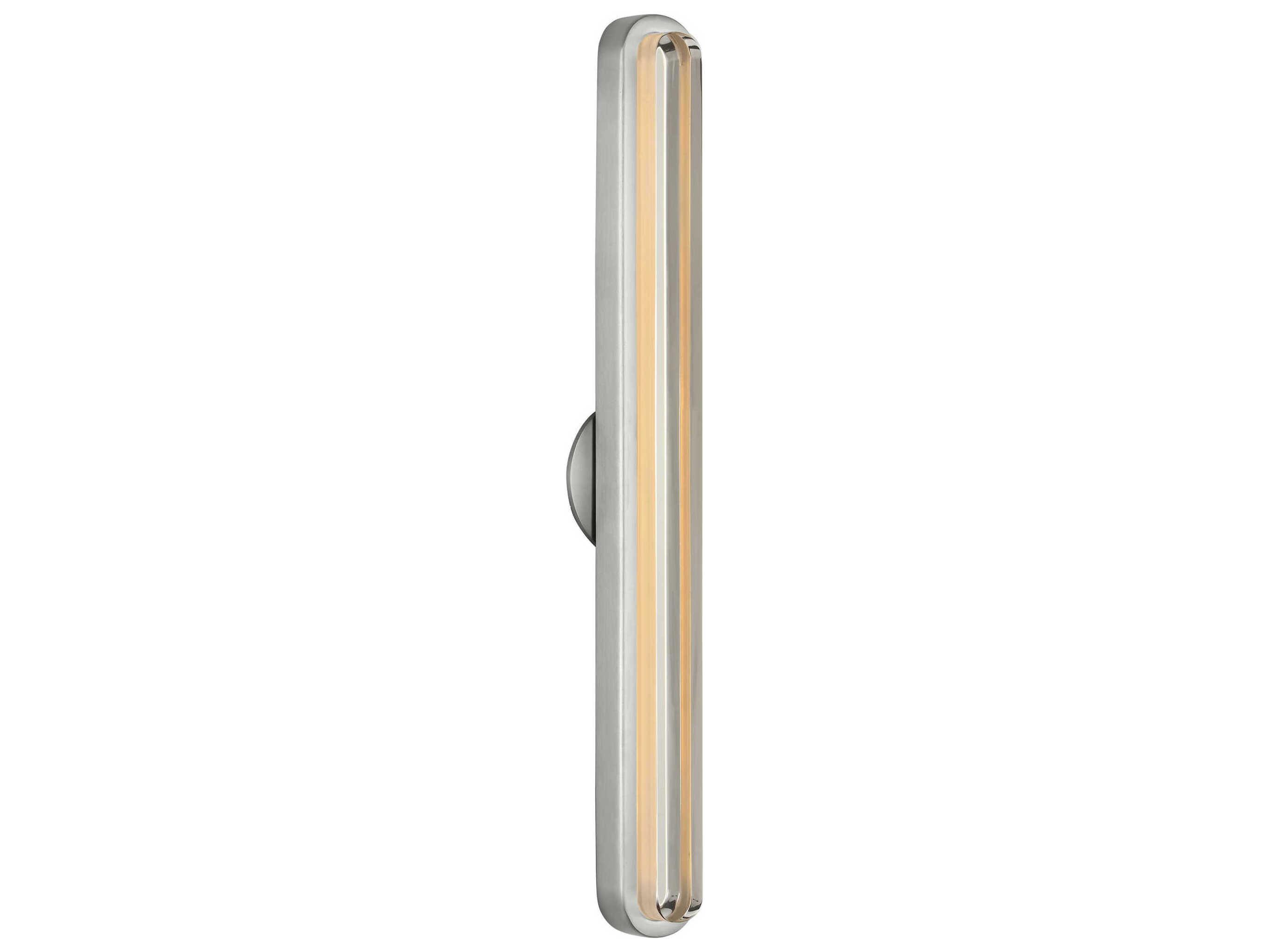Visual Comfort Modern Emera 1-Light Satin Nickel Vanity Light