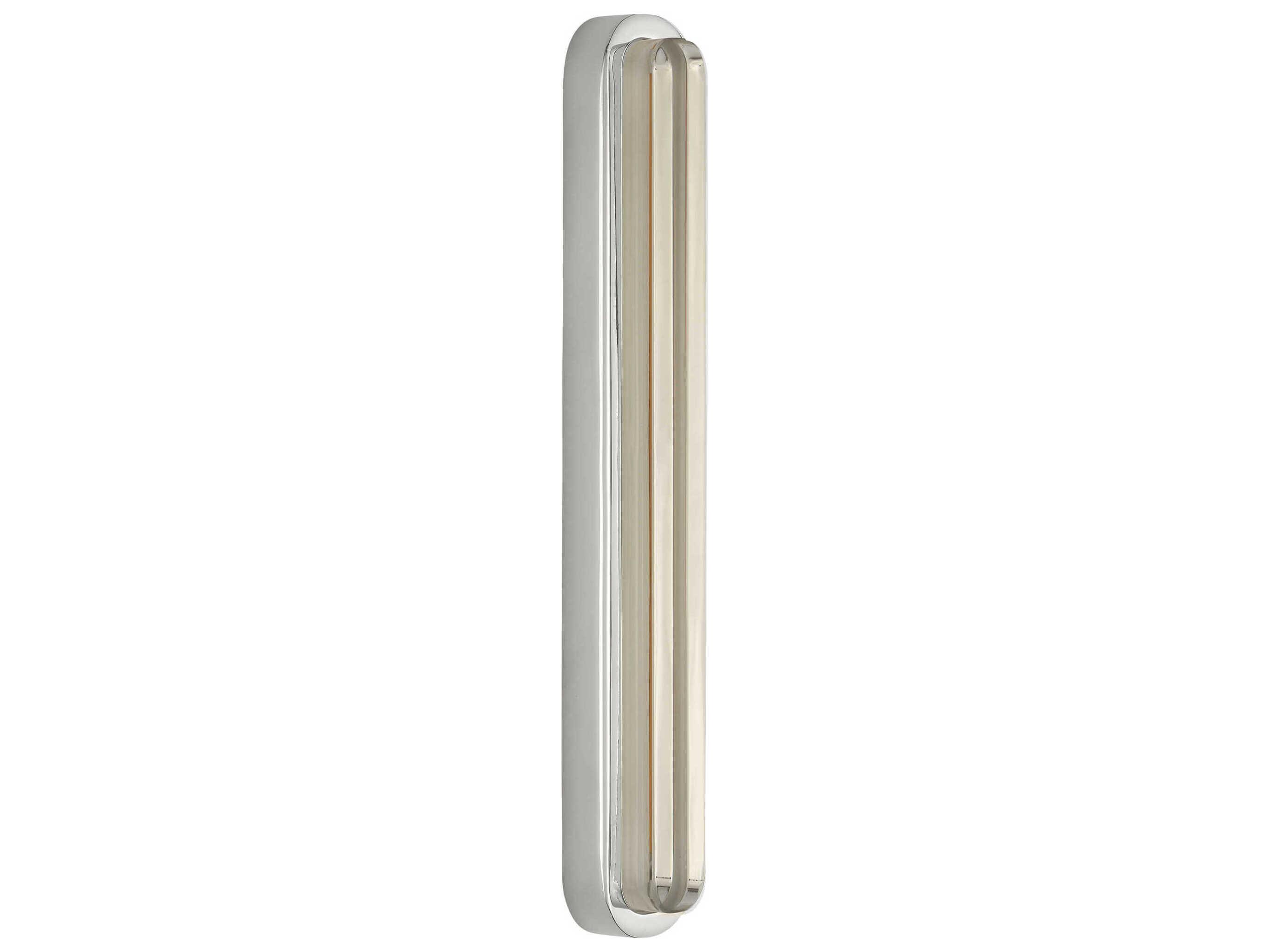 Visual Comfort Modern Emera 1-Light Polished Nickel Vanity Light