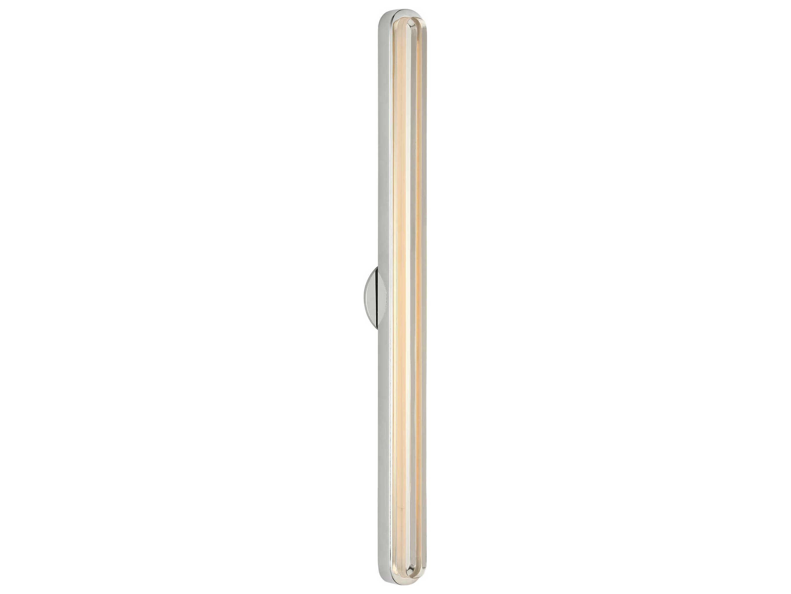 Visual Comfort Modern Emera 1-Light Polished Nickel Vanity Light
