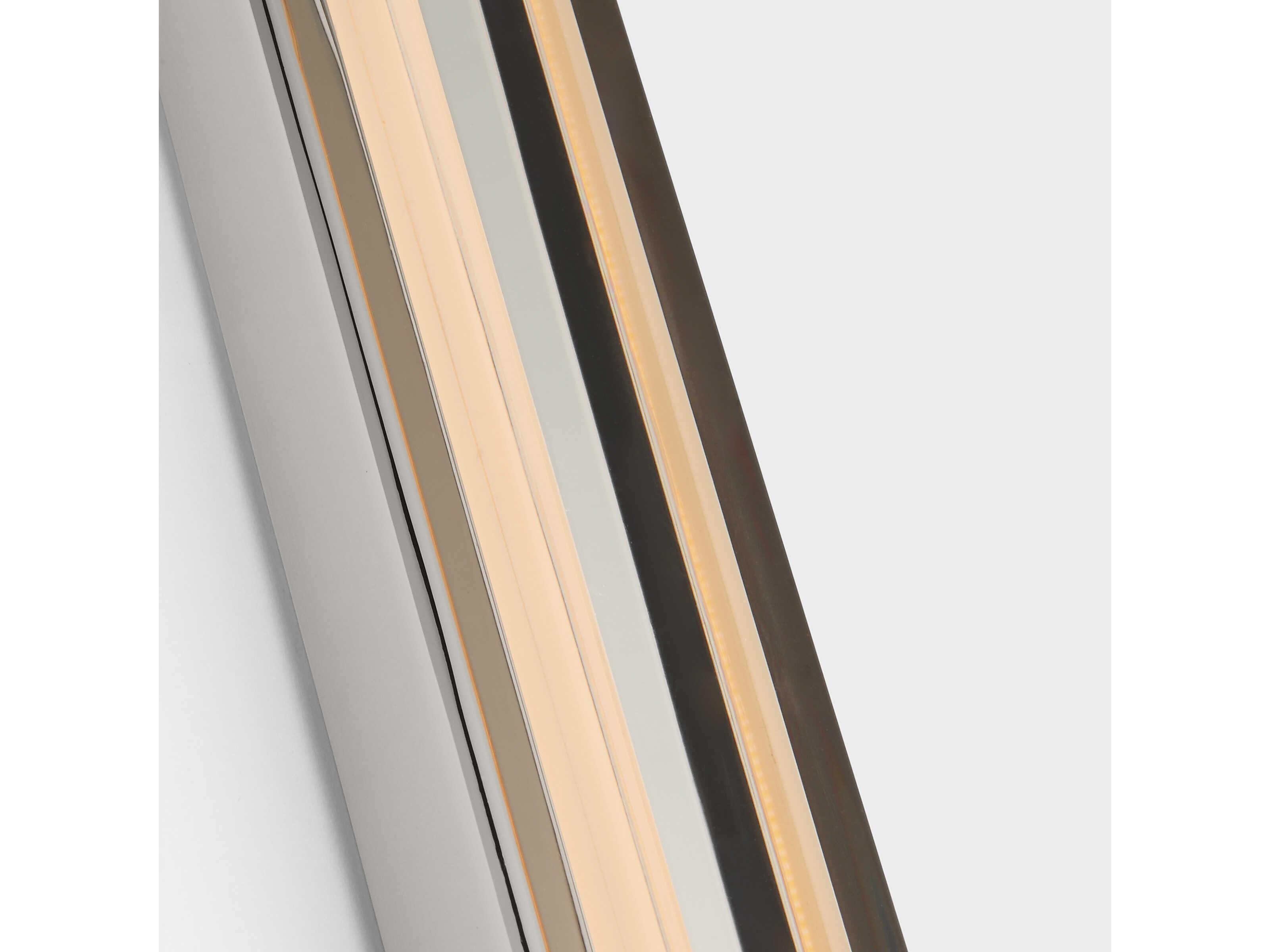 Visual Comfort Modern Emera 1-Light Polished Nickel Vanity Light