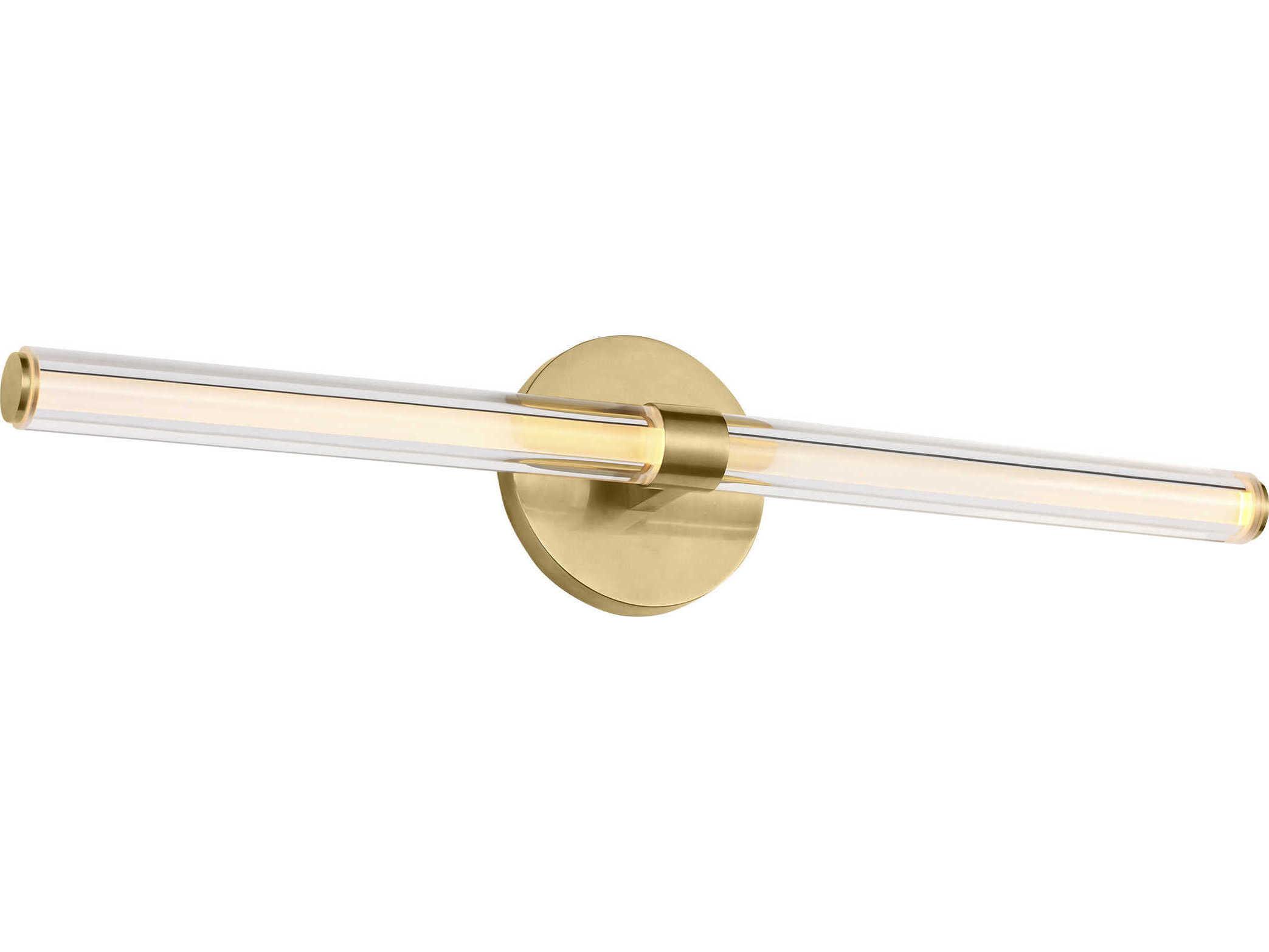 Visual Comfort Modern Reiya 1-Light Brass Vanity Light